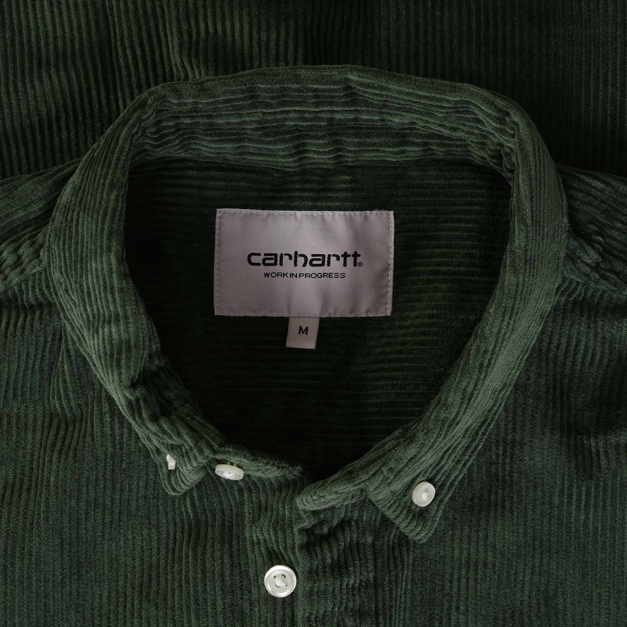 Carhartt WIP Long Sleeve Madison Cord Shirt - Boxwood