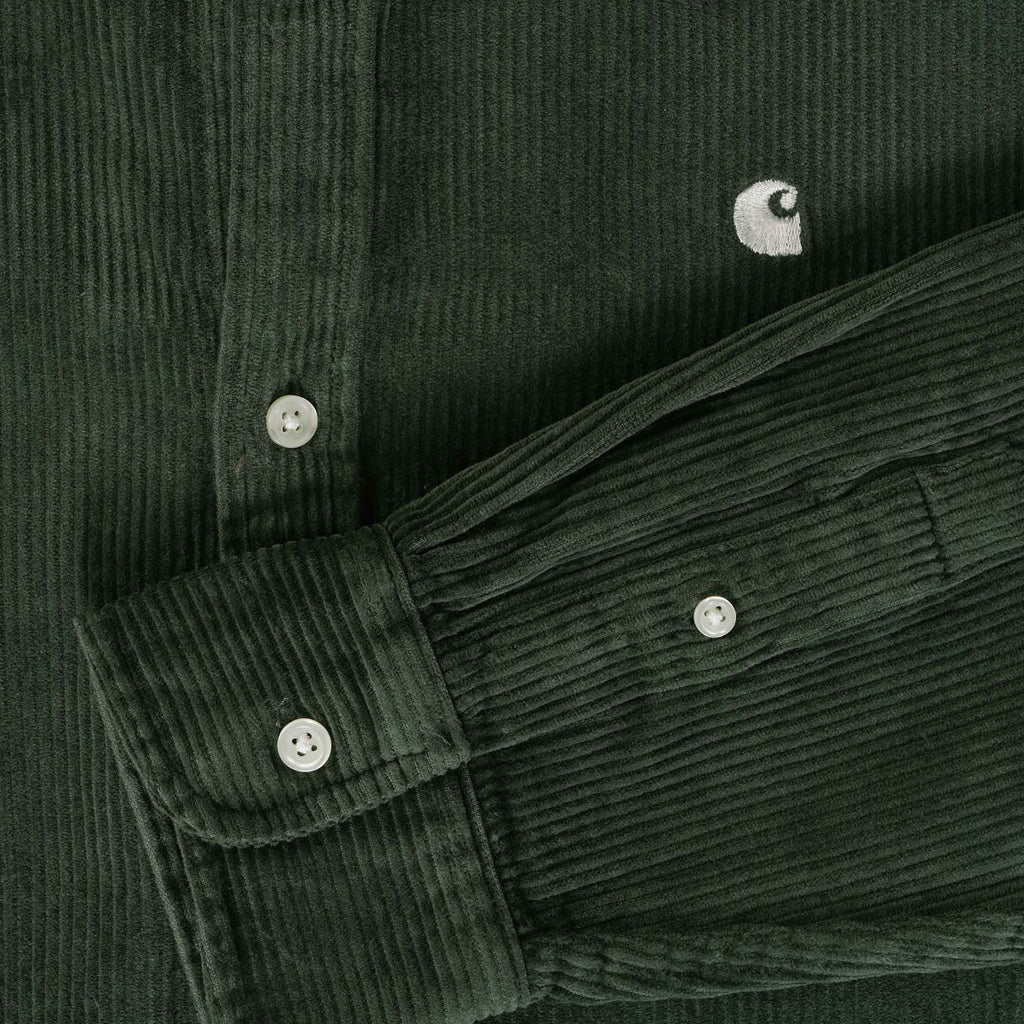 Carhartt WIP Long Sleeve Madison Cord Shirt - Boxwood