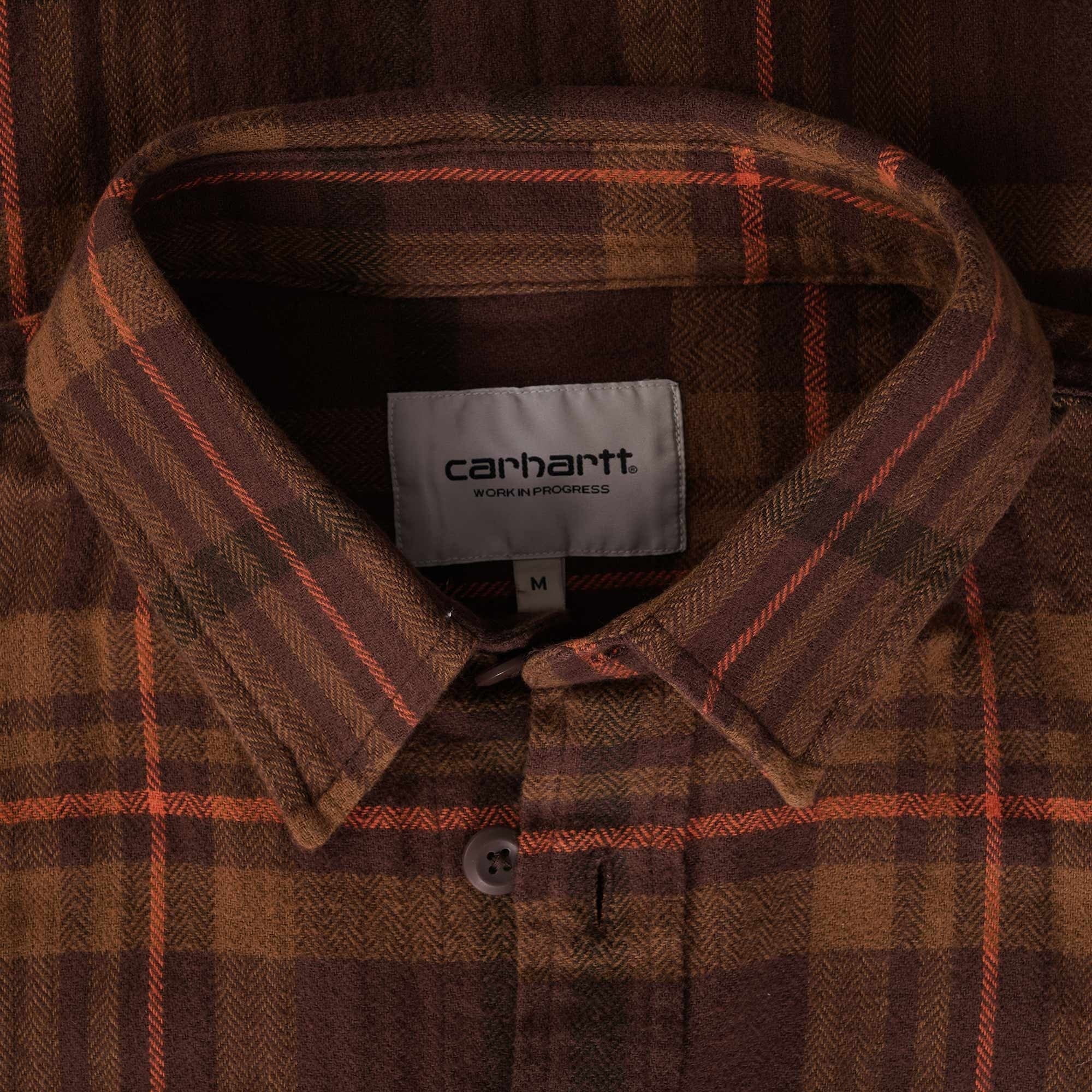 Carhartt WIP Long Sleeve Wallace Shirt - Ale