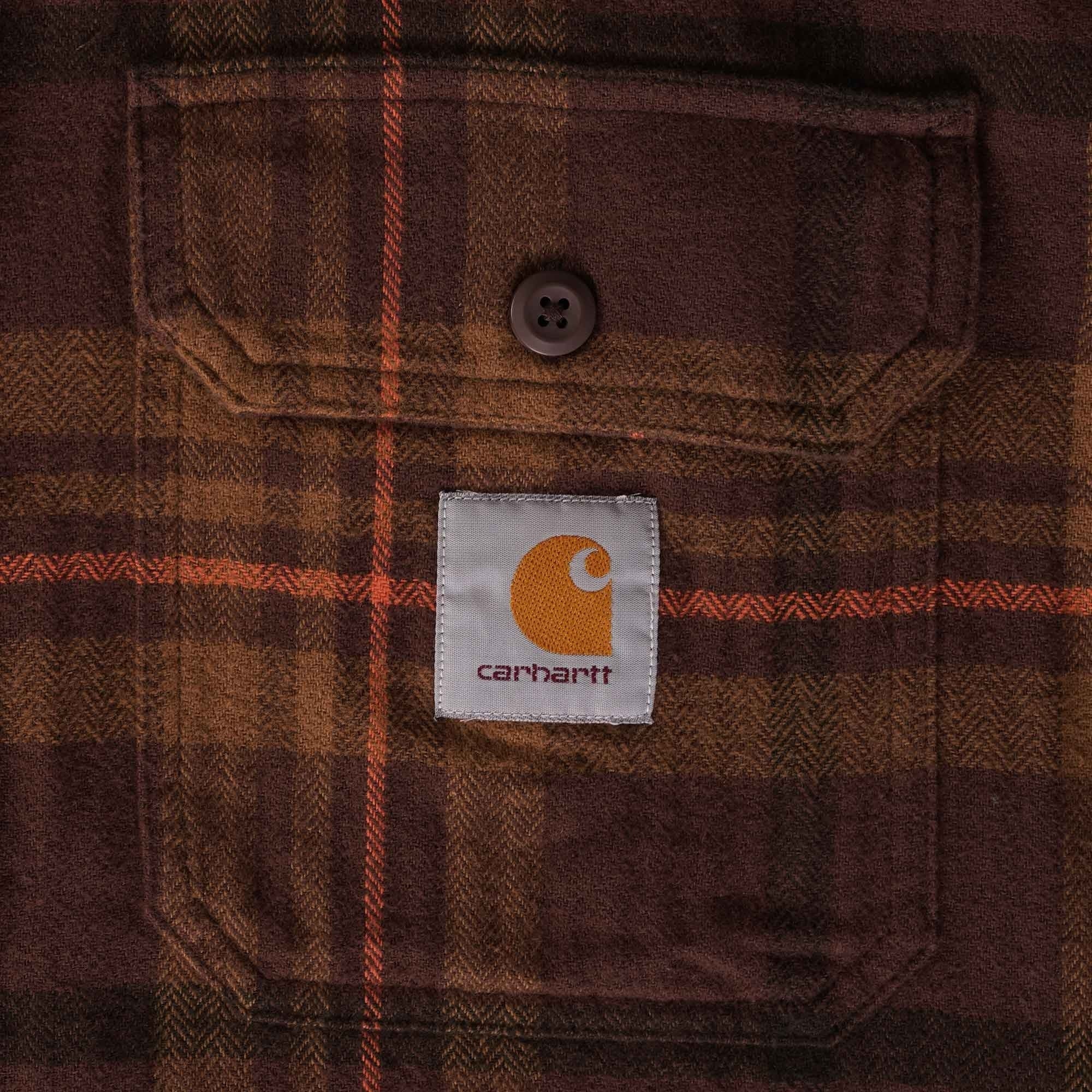 Carhartt WIP Long Sleeve Wallace Shirt - Ale