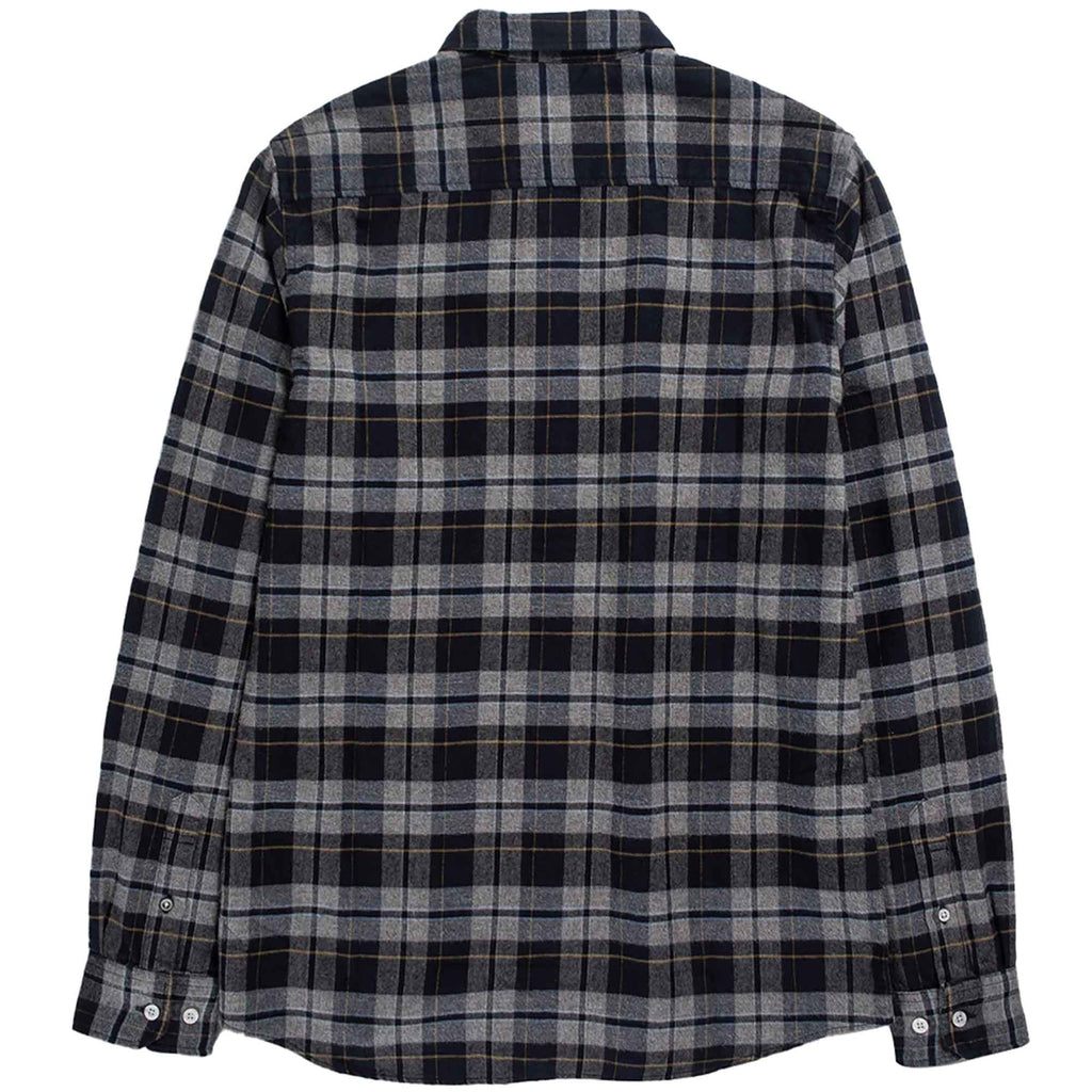 Norse Projects Anton Brushed Checked Flannel - Medium Grey