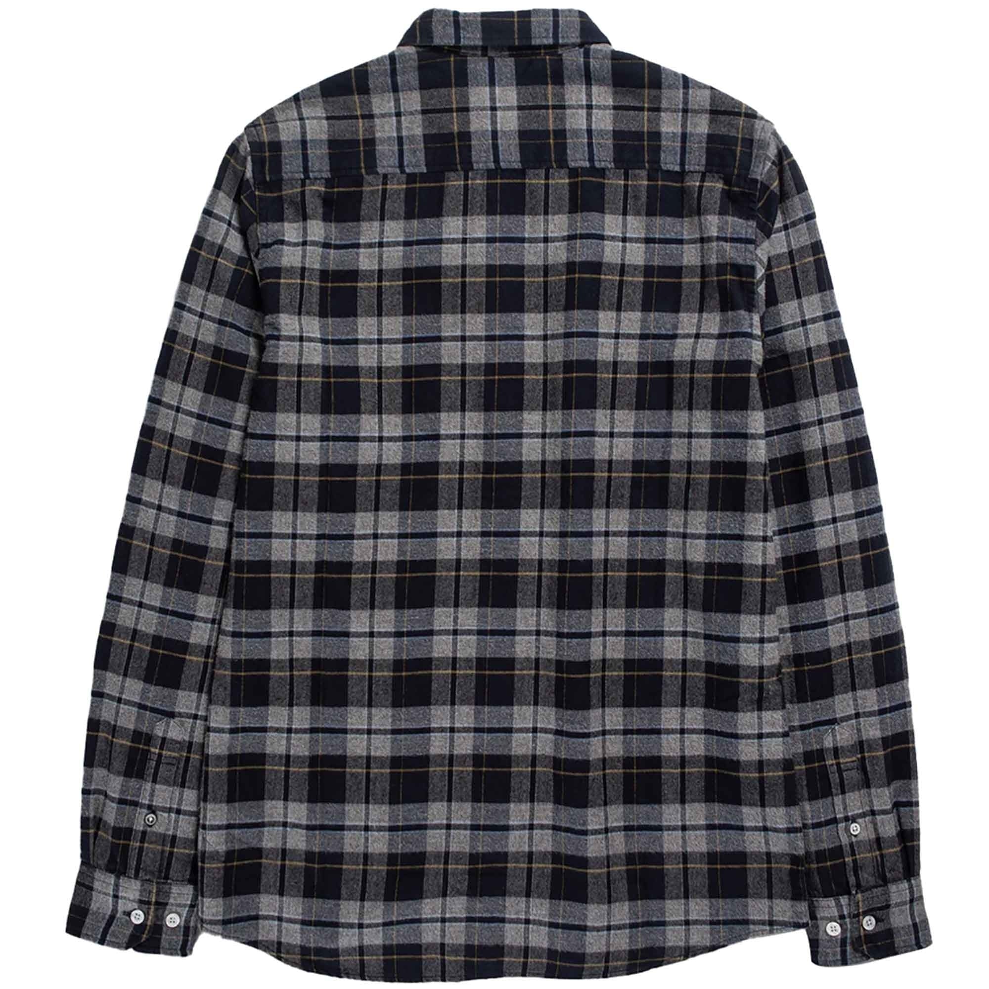 Norse Projects Anton Brushed Checked Flannel - Medium Grey