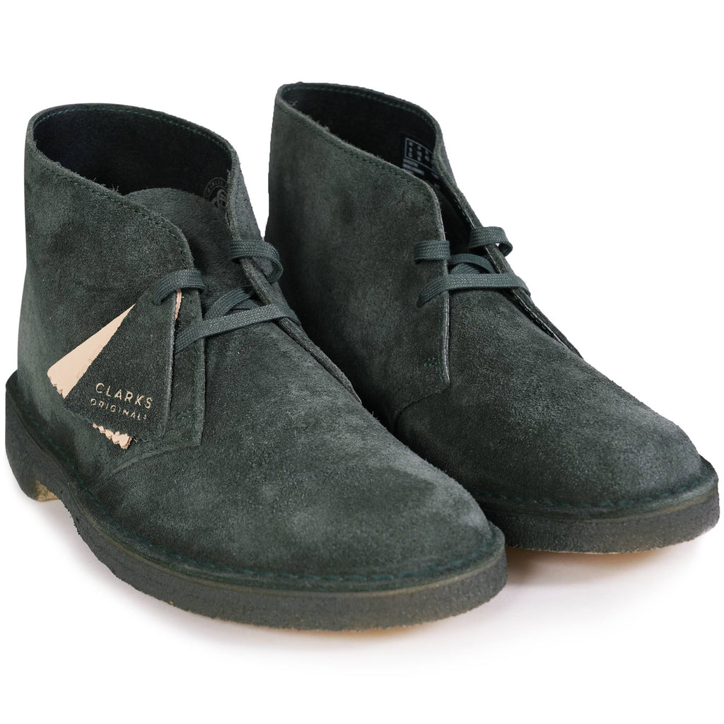 Clarks Originals Desert Boot - Dark Green Hairy