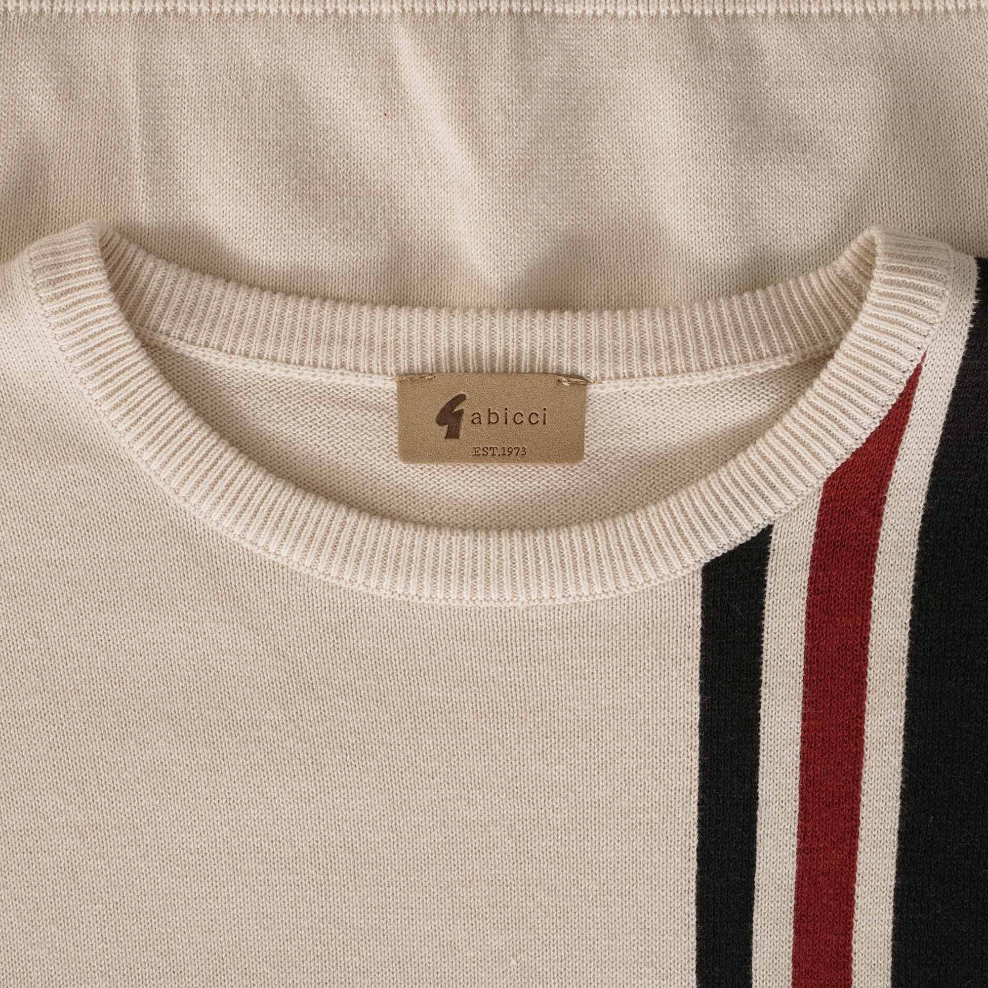 Gabicci Vintage Dirk Crew Neck Jumper - Cream