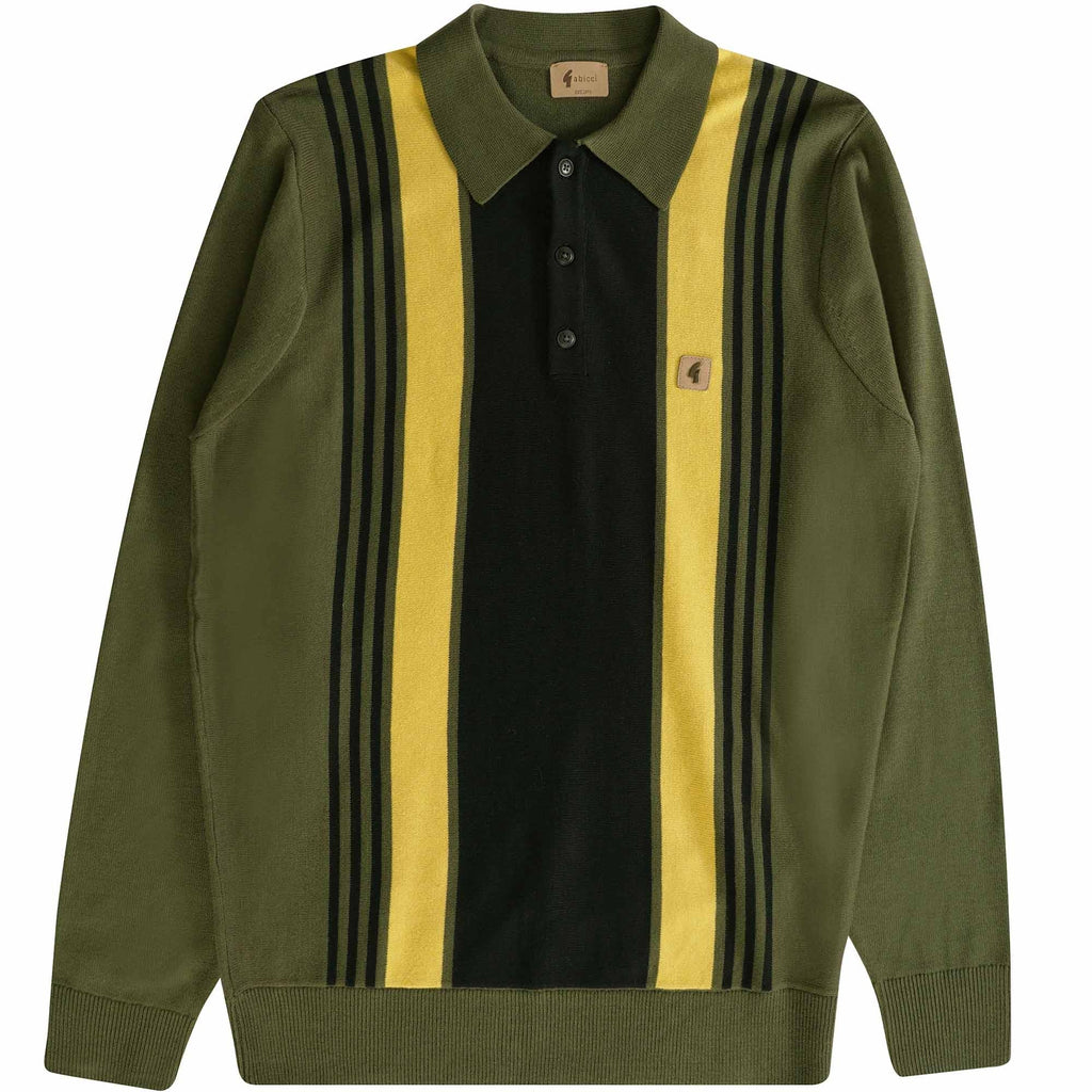 Gabicci Vintage Searle Polo Shirt - Olive