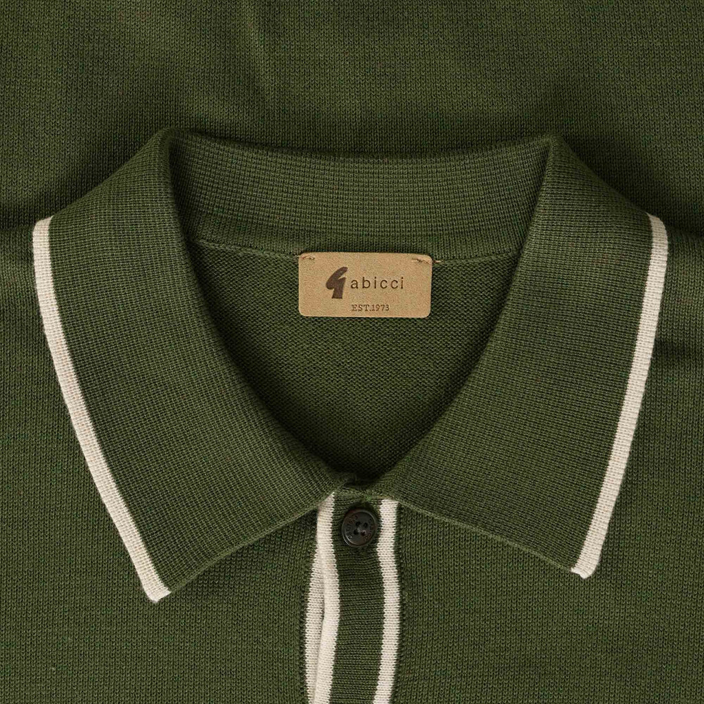Gabicci Vintage Lineker Polo Shirt - Olivio