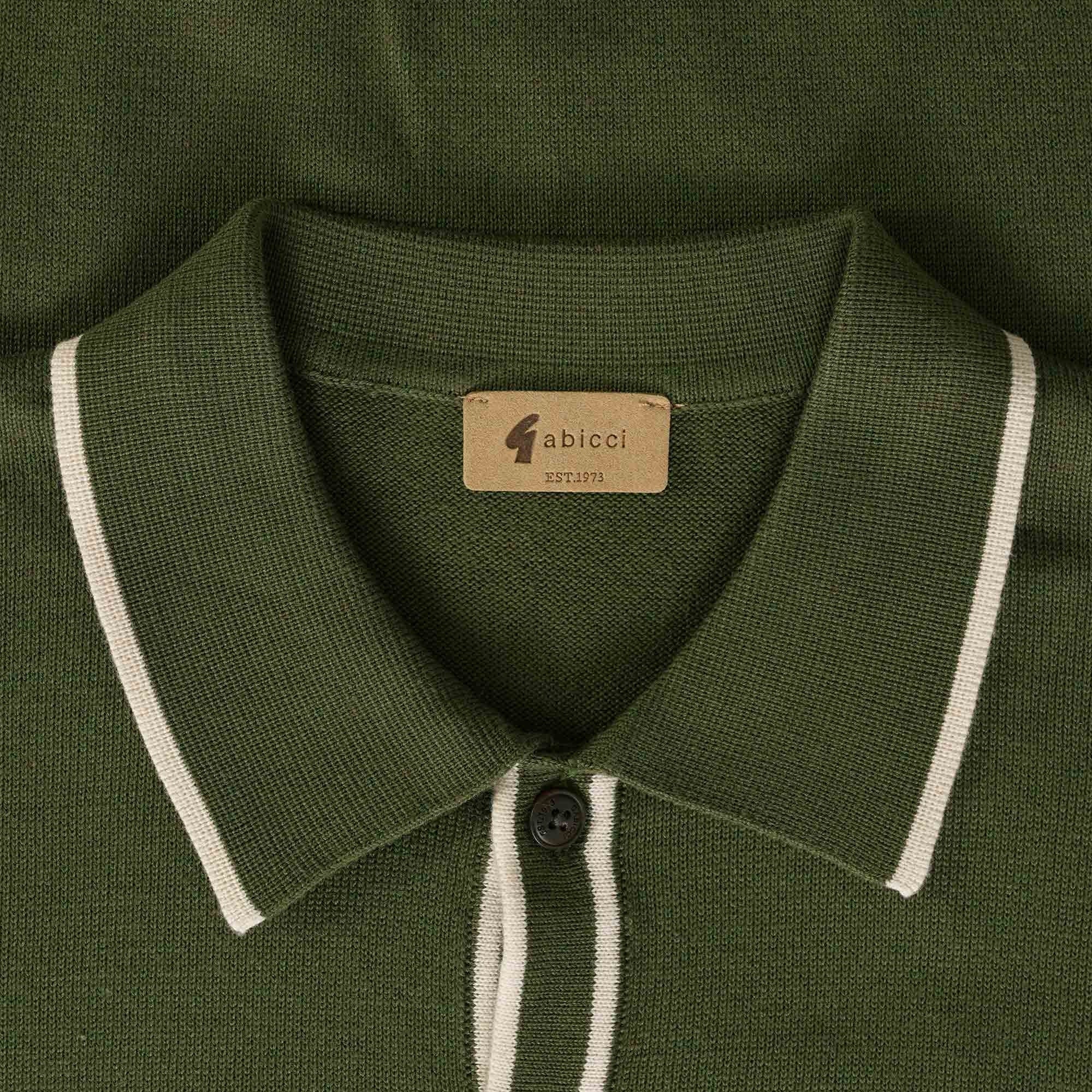 Gabicci Vintage Lineker Polo Shirt - Olivio