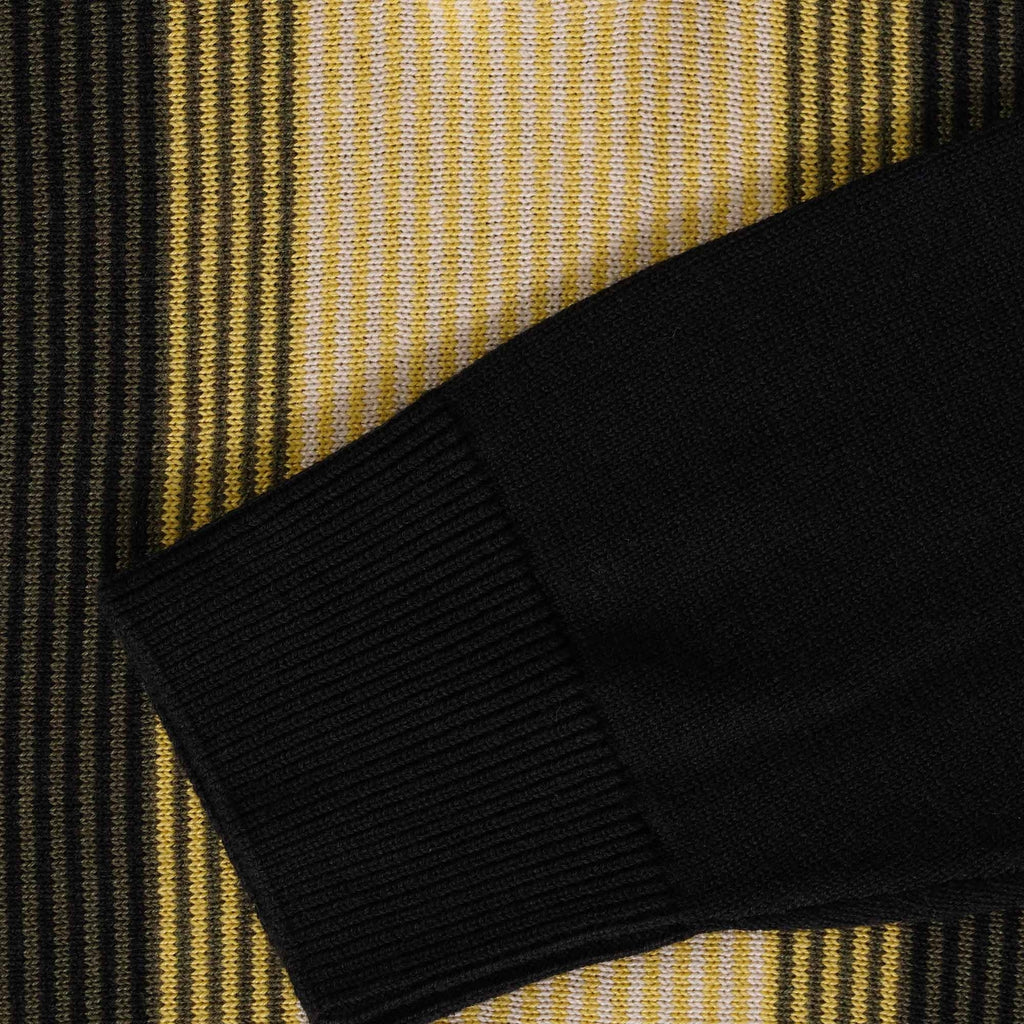 Gabicci Vintage Fiennes Long Sleeve Polo Top - Black