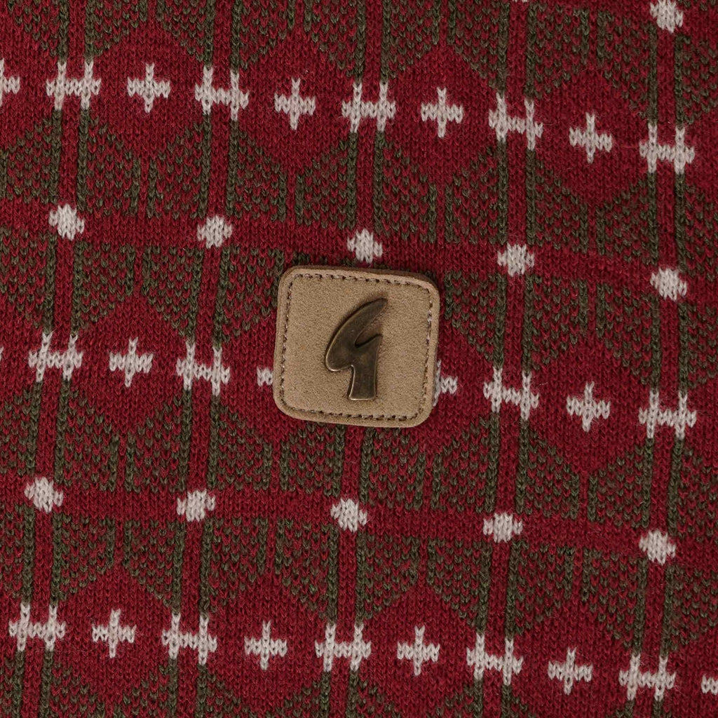Gabicci Vintage Ernest Polo Shirt- Rosso