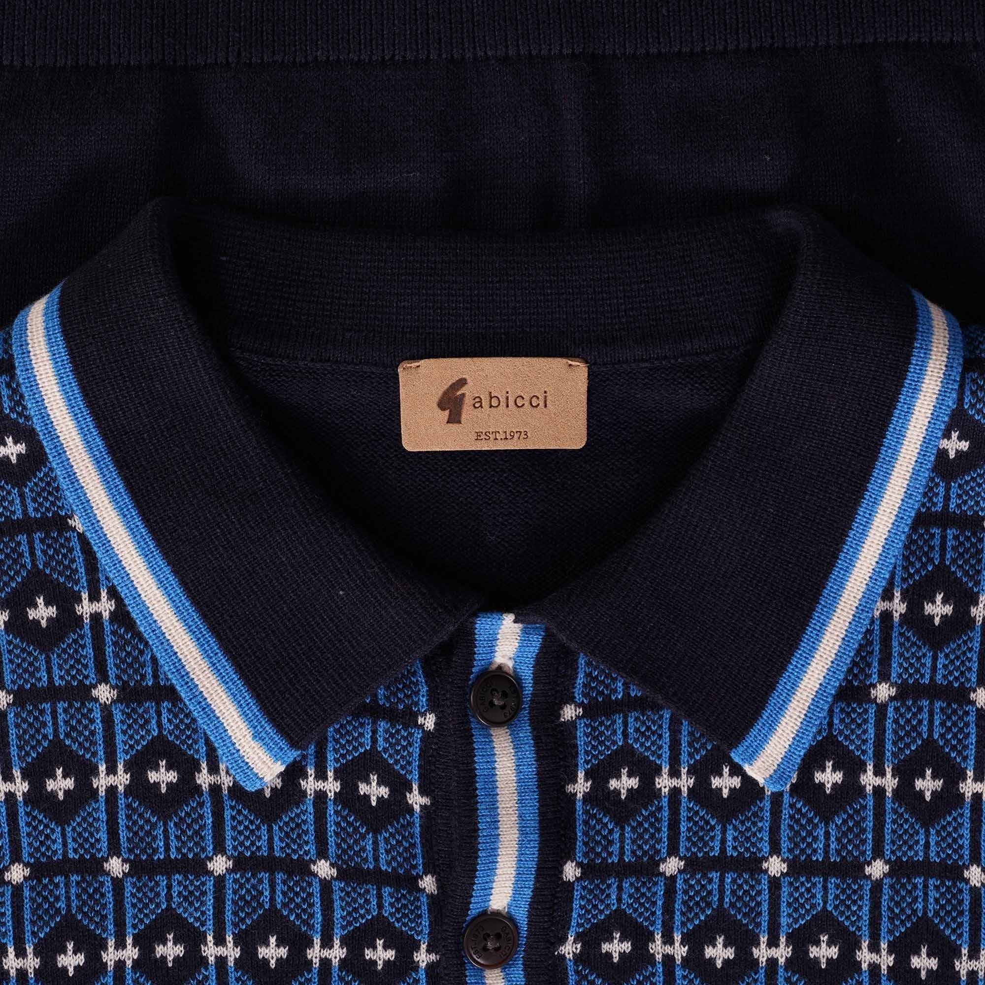 Gabicci Vintage Ernest Polo Shirt- Navy