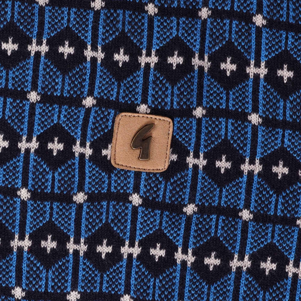 Gabicci Vintage Ernest Polo Shirt- Navy