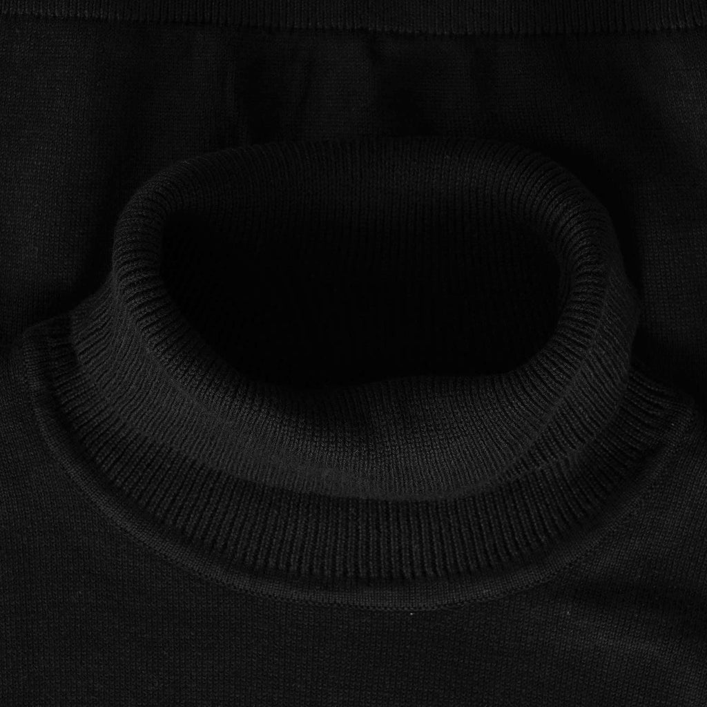 Gabicci Vintage Ricardo Roll Neck Jumper - Black