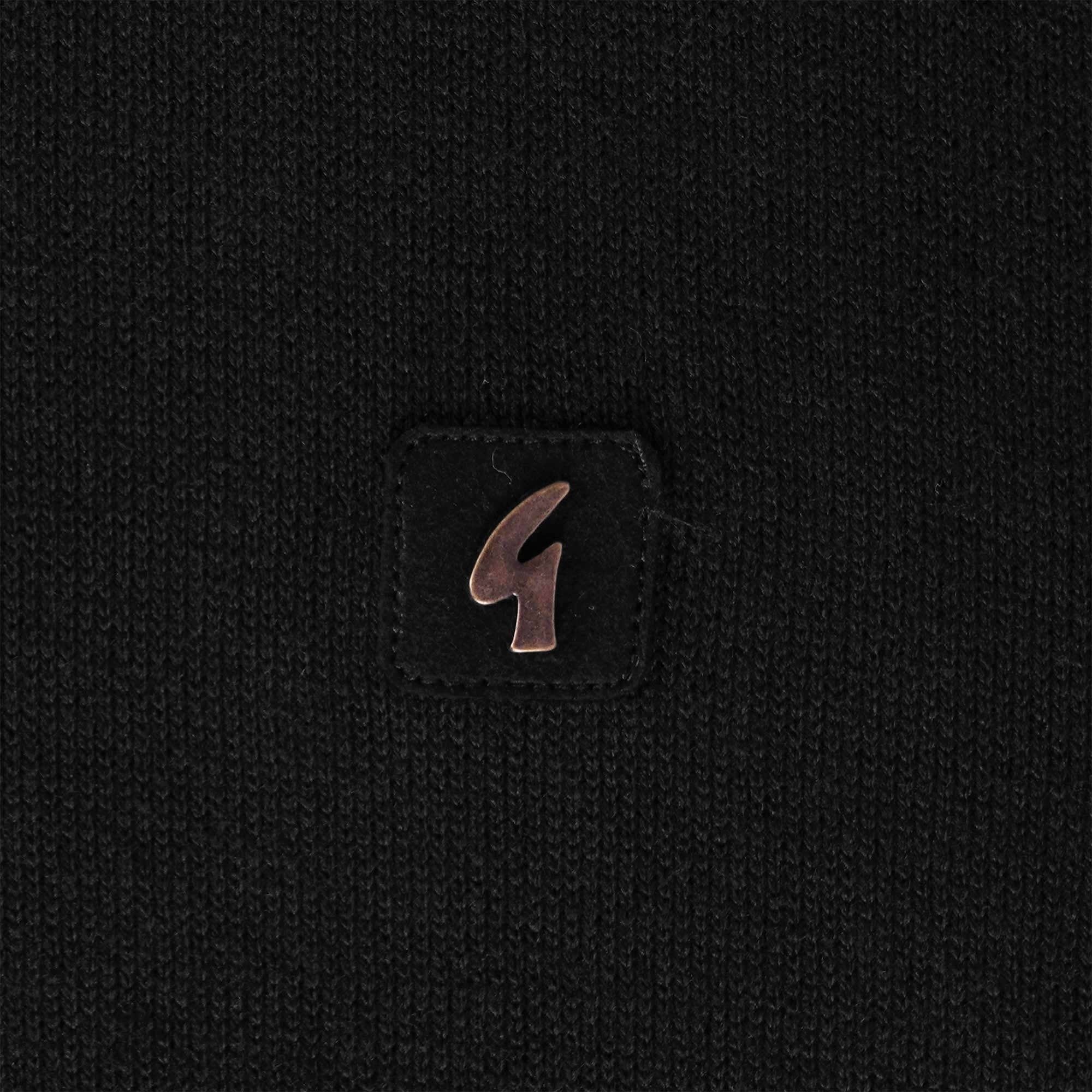 Gabicci Vintage Ricardo Roll Neck Jumper - Black