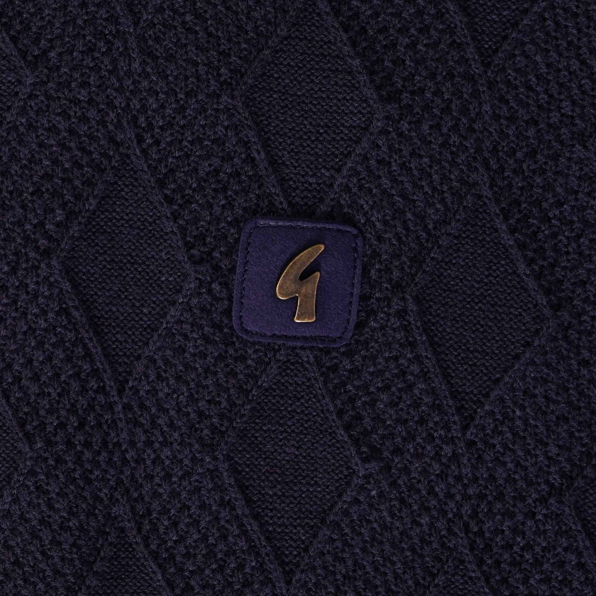 Gabicci Vintage Cannavale Knit Polo Top - N010