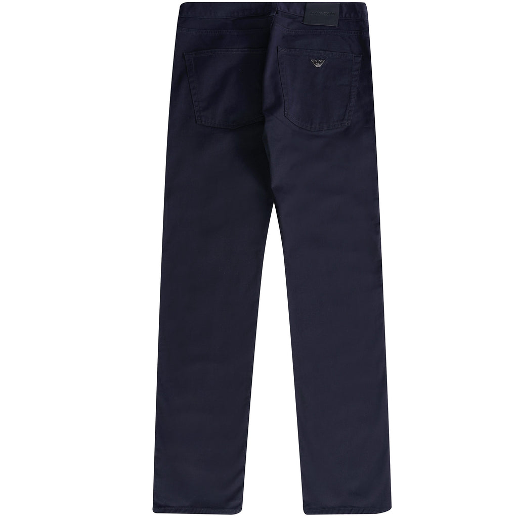 Emporio Armani J45 Regular-fit Comfort-Denim Twill Jeans - Blu Navy