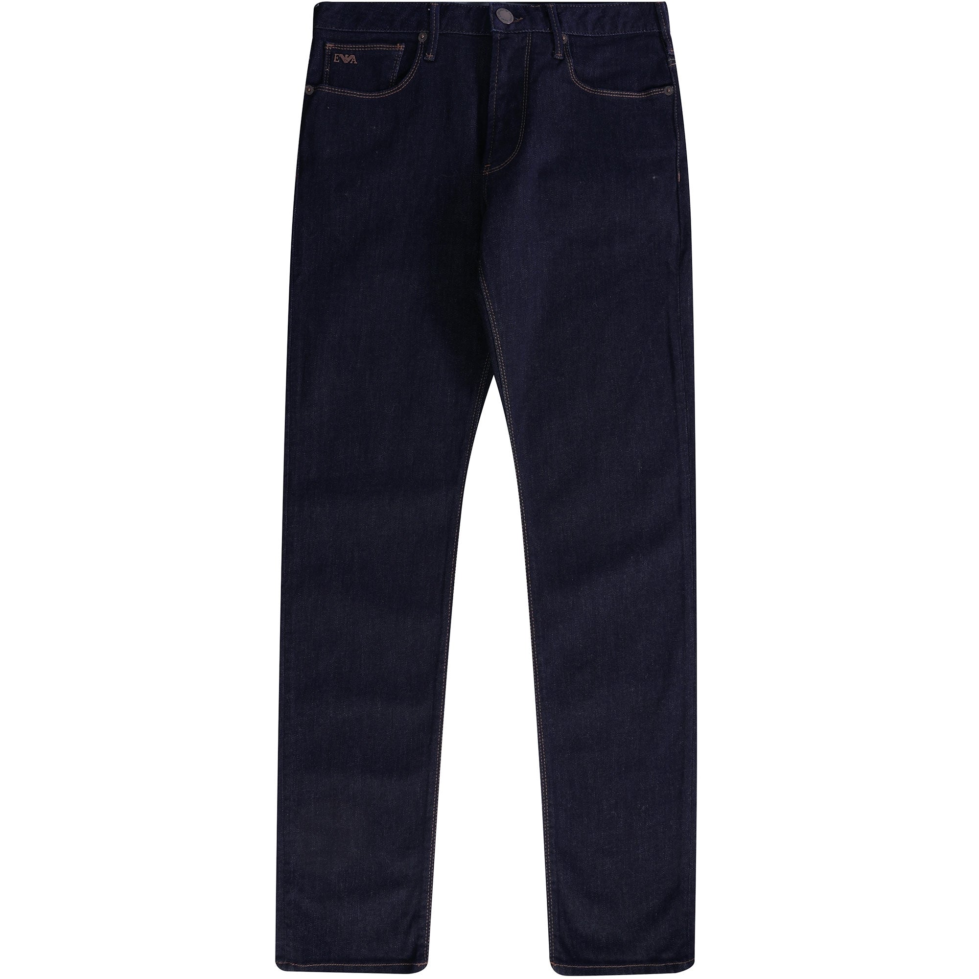 Emporio Armani J45 Regular-fit Comfort-Denim Twill Jeans - Denim Blue