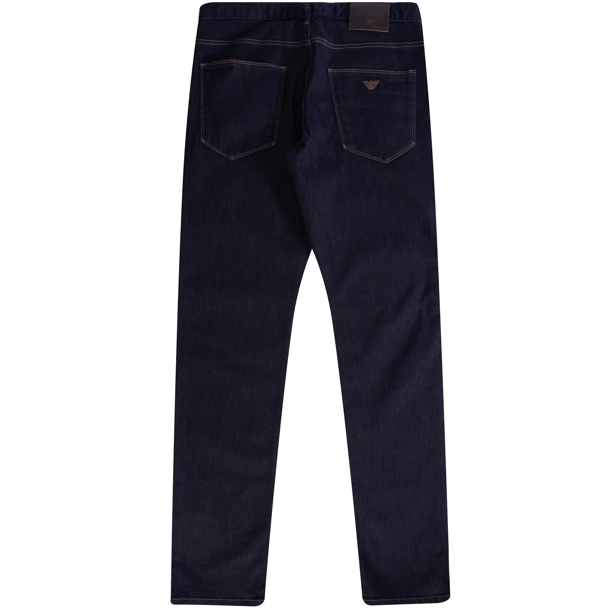 Emporio Armani J45 Regular-fit Comfort-Denim Twill Jeans - Denim Blue