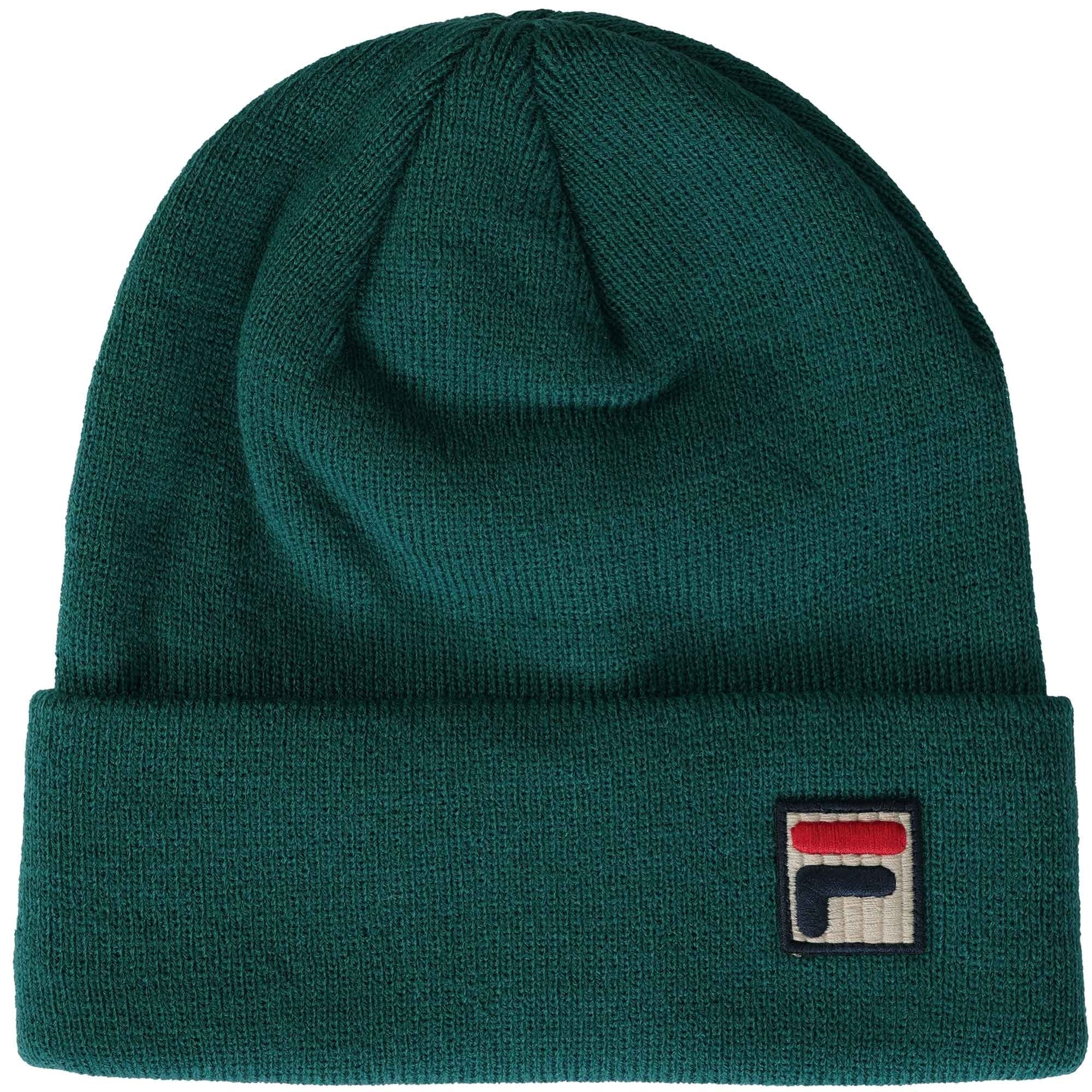 Fila Vintage Kudos F-Box Flat Knit Beanie - Spruced