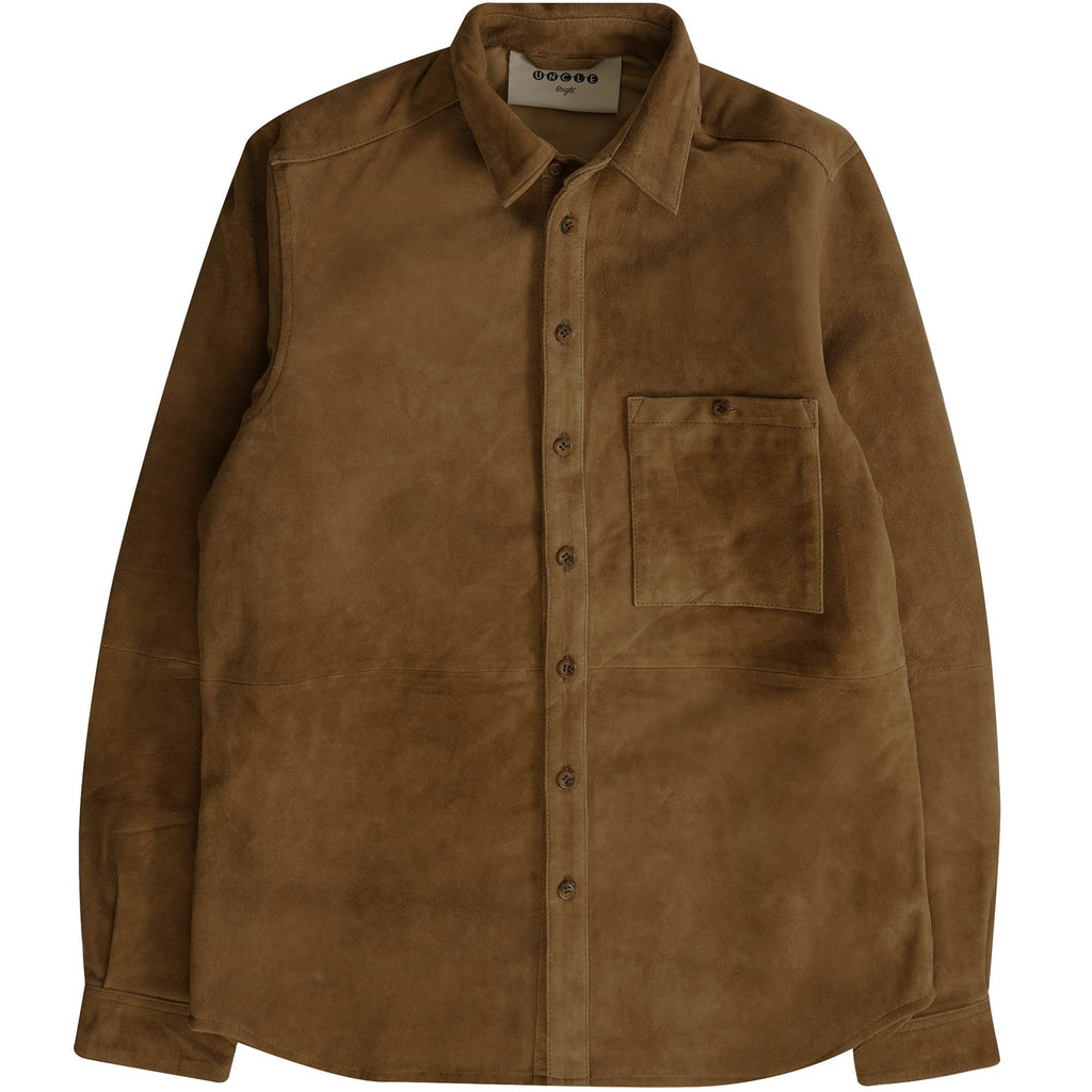 Uncle Bright Mike Goat Leather Jacket - Cognac