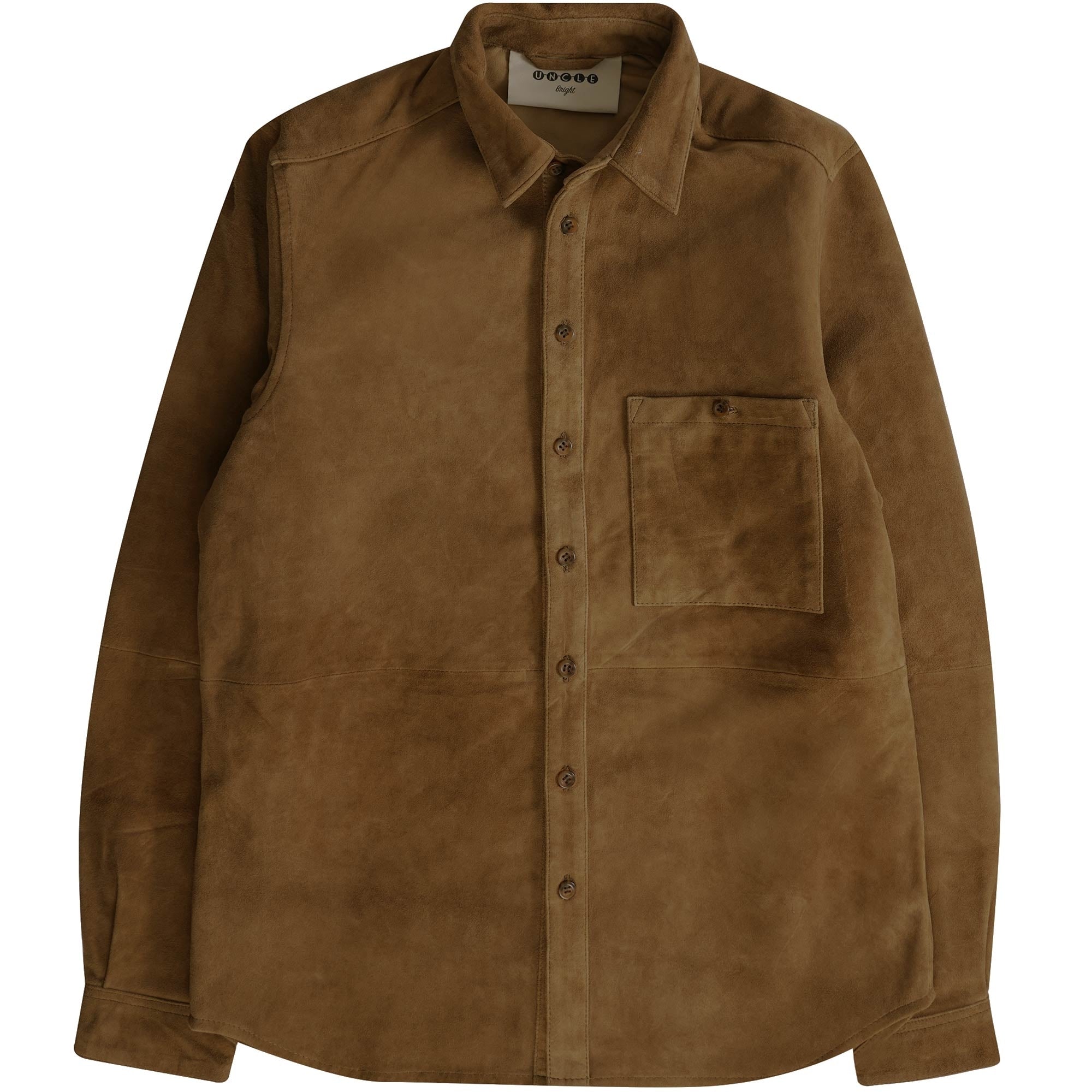 Uncle Bright Mike Goat Leather Jacket - Cognac
