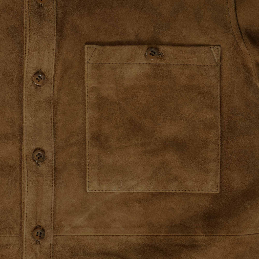 Uncle Bright Mike Goat Leather Jacket - Cognac
