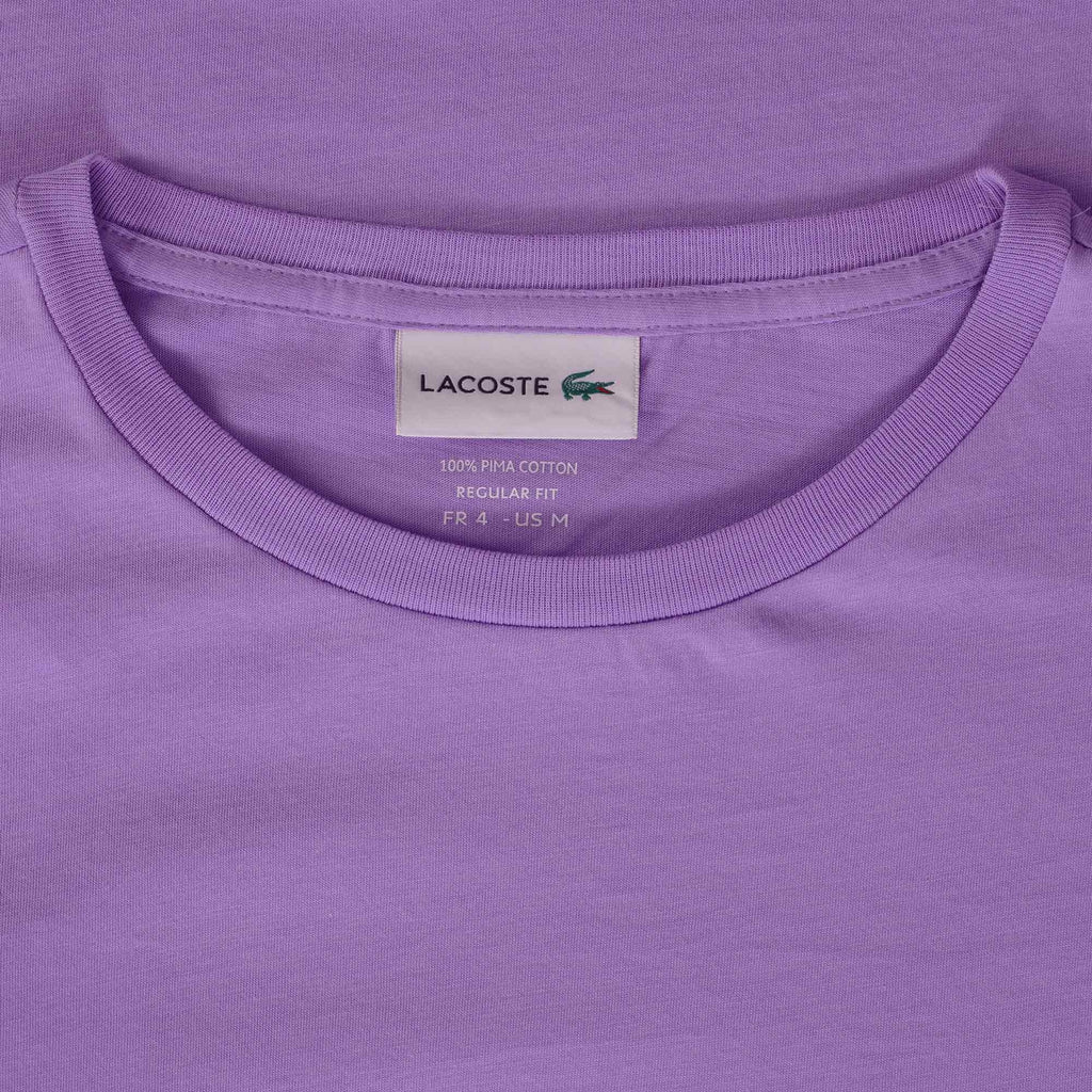 Lacoste Crew Neck T-Shirt - Violet