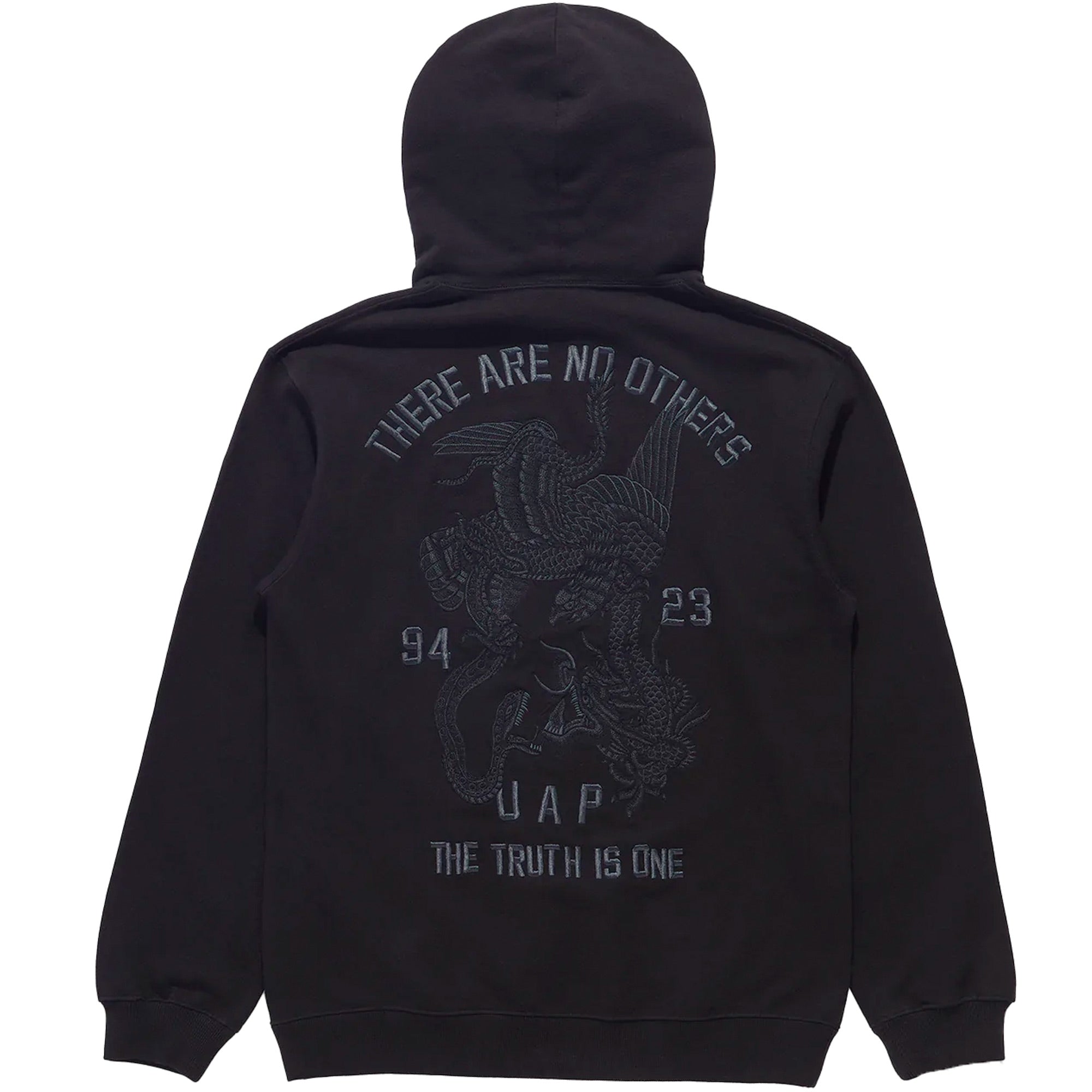 Maharishi U.A.P Embroidered Hooded Sweat - Black