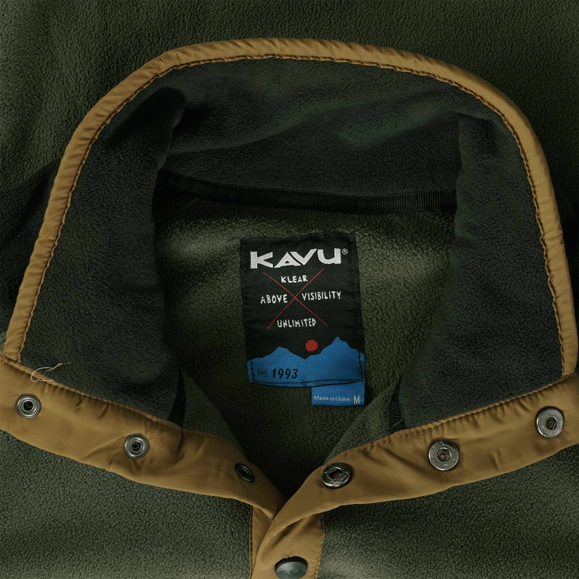 Kavu Teannaway Polar Fleece - Shadow Leaf