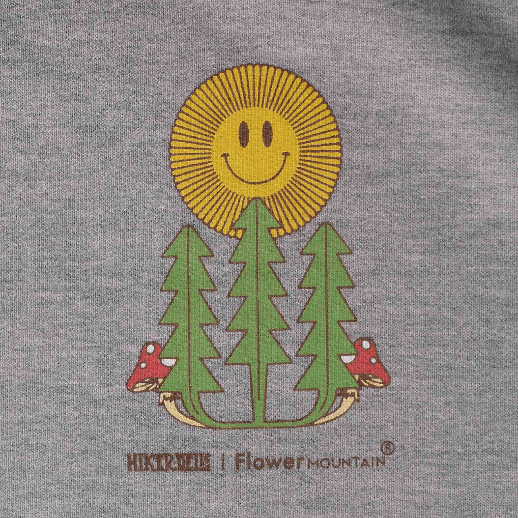 Flower Mountain x Hikerdelic Logo Sweatshirt - Grey