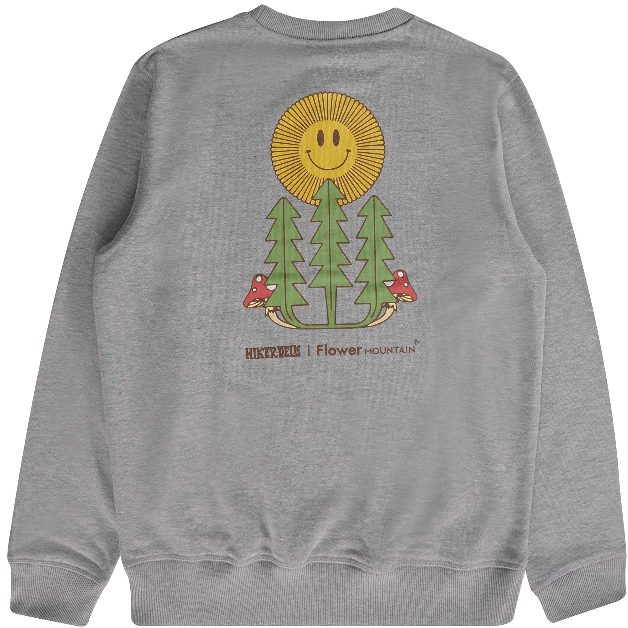 Flower Mountain x Hikerdelic Logo Sweatshirt - Grey