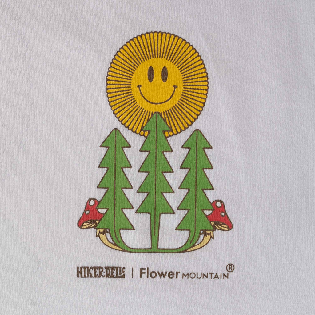Flower Mountain x Hikerdelic Logo T-Shirt - White