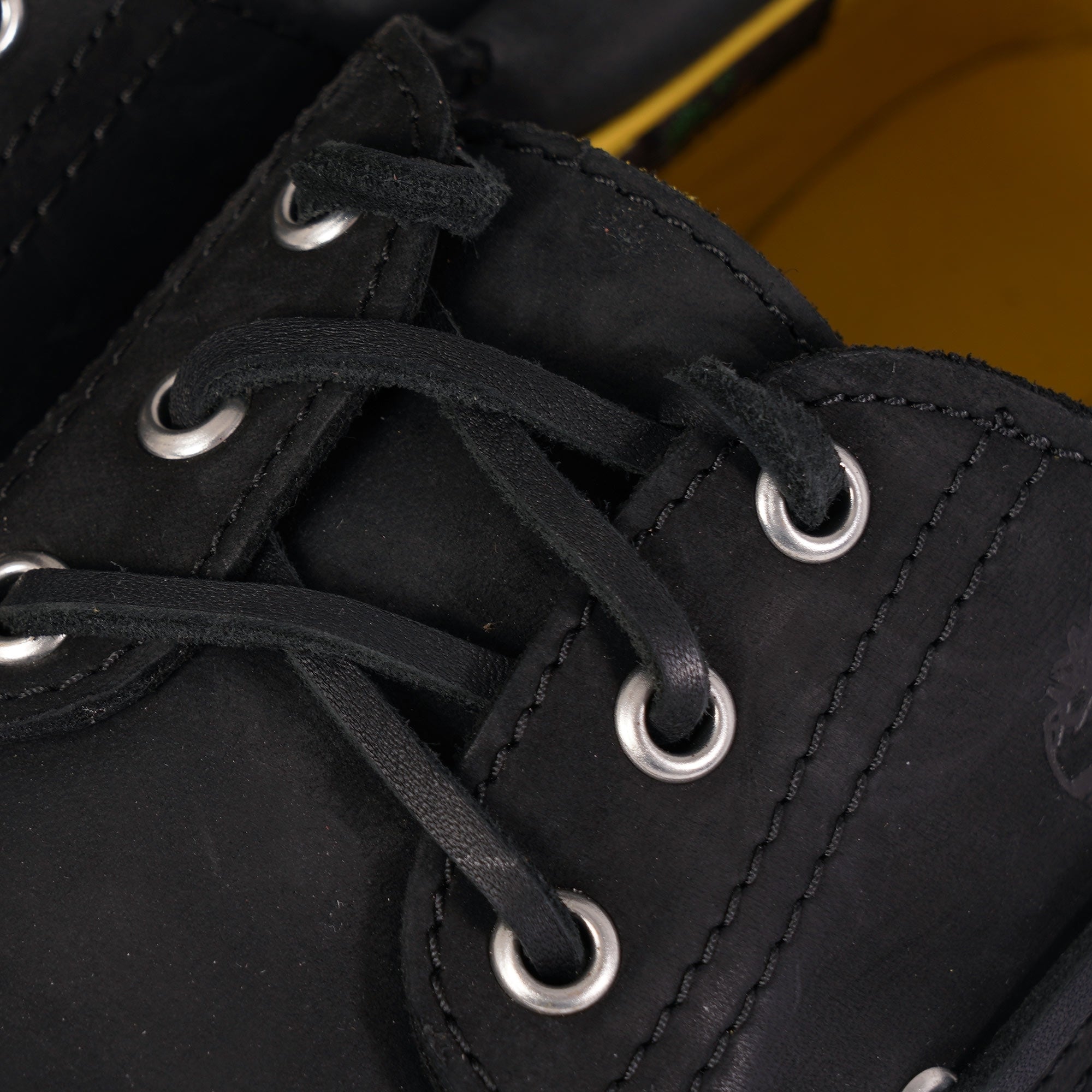 Timberland 3-Eye Lug Handsewn Boat Shoe - Black