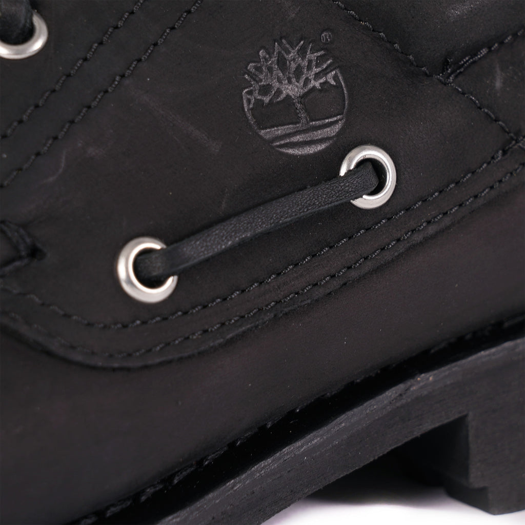 Timberland 3-Eye Lug Handsewn Boat Shoe - Black