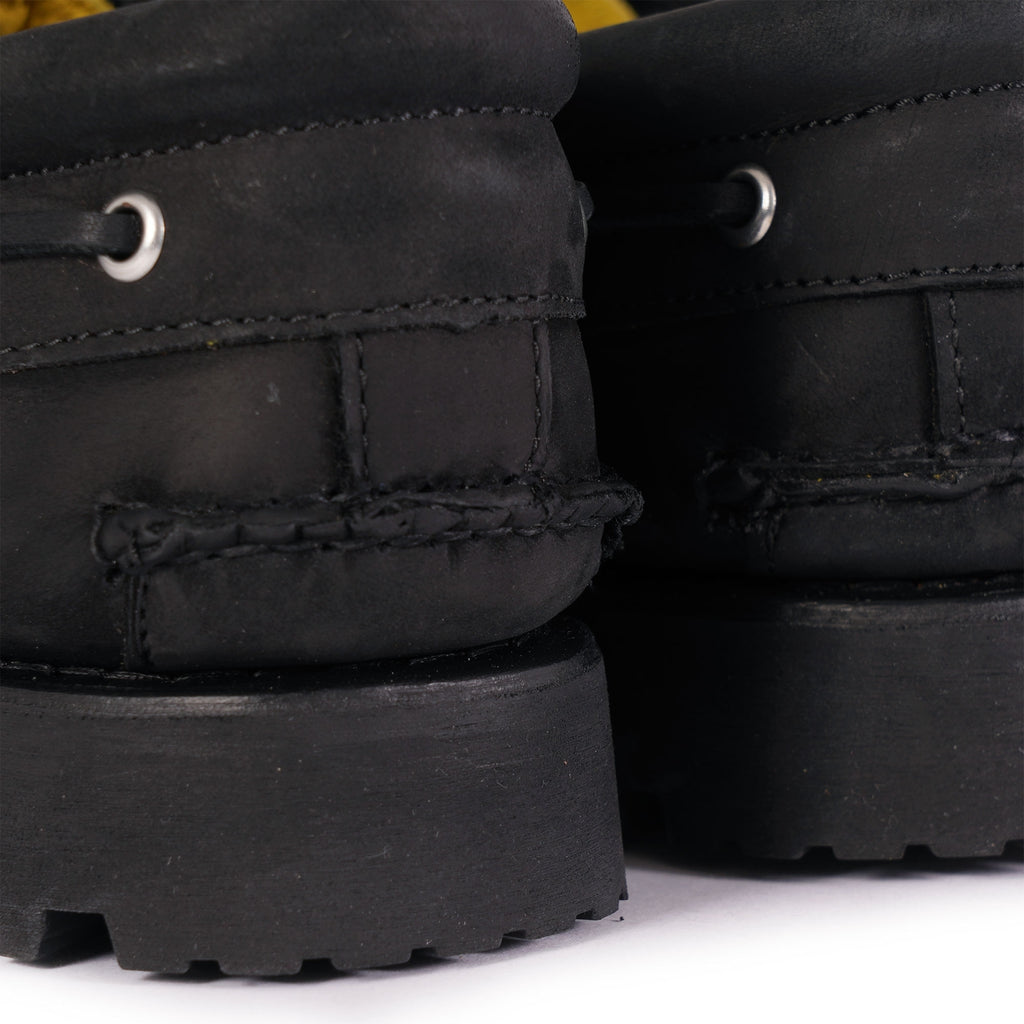 Timberland 3-Eye Lug Handsewn Boat Shoe - Black