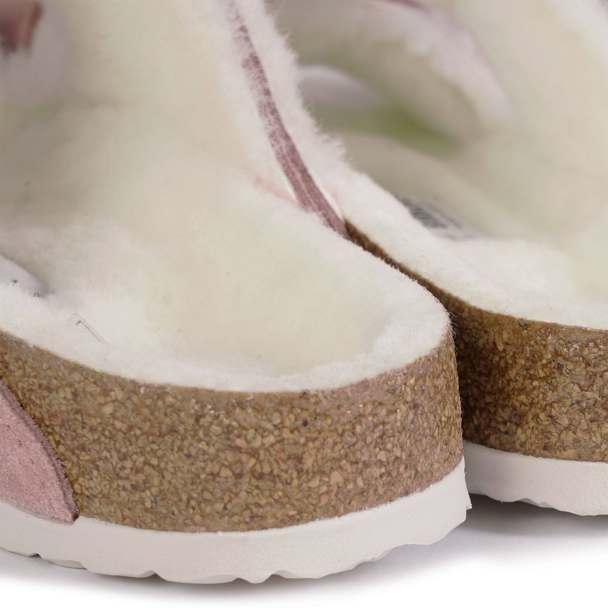 Birkenstock Womens Arizona Shearling - Pink Clay