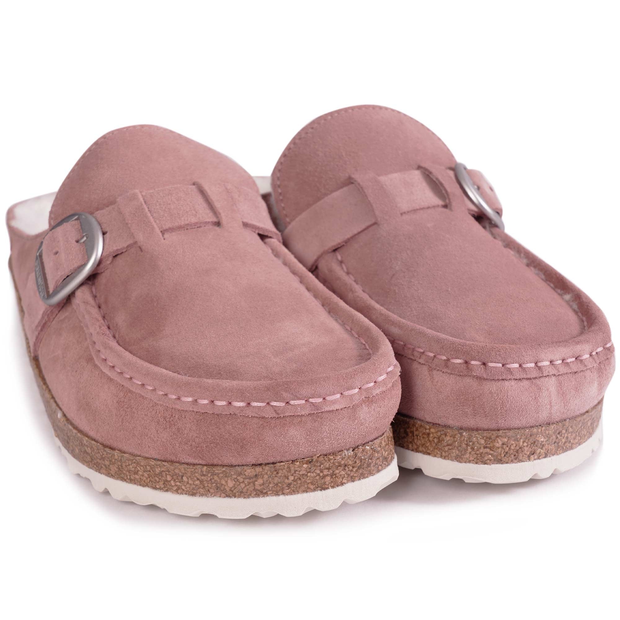 Birkenstock Womens Buckley Shearling - Pink Clay