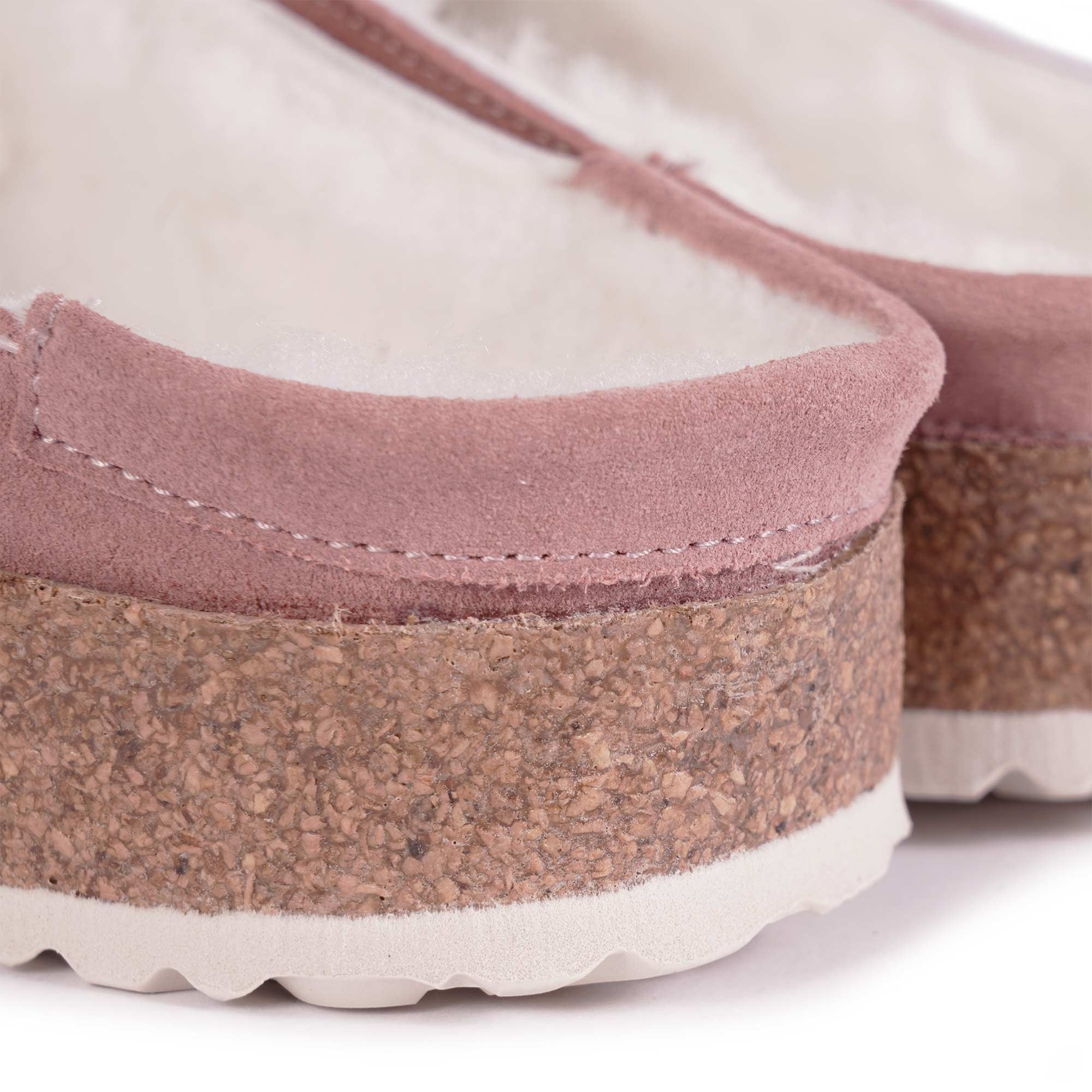 Birkenstock Womens Buckley Shearling - Pink Clay
