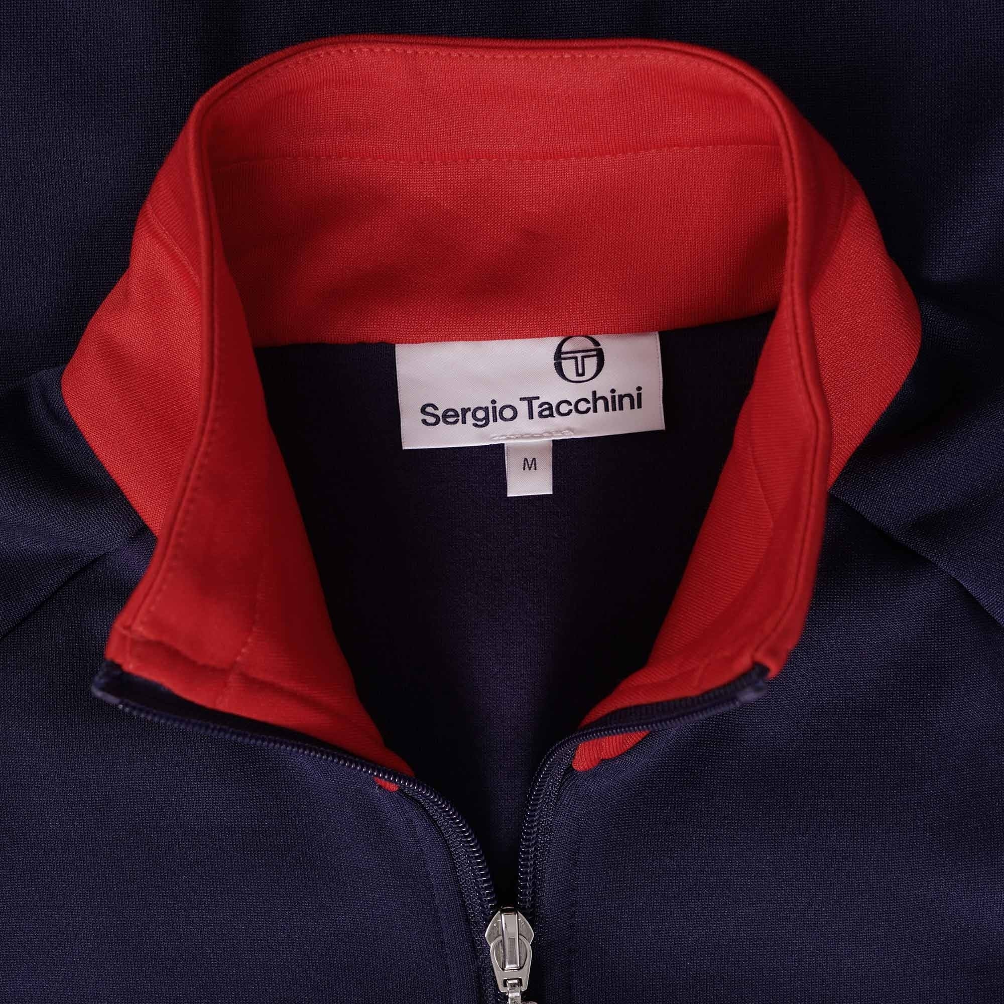 Sergio Tacchini Dallas Track Top - Maritime Blue/Adrenaline Rush