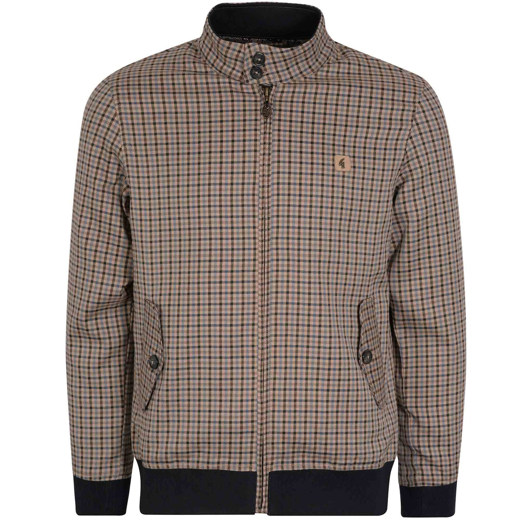 Gabicci Vintage Hadrian Checked Jacket - Adriatic