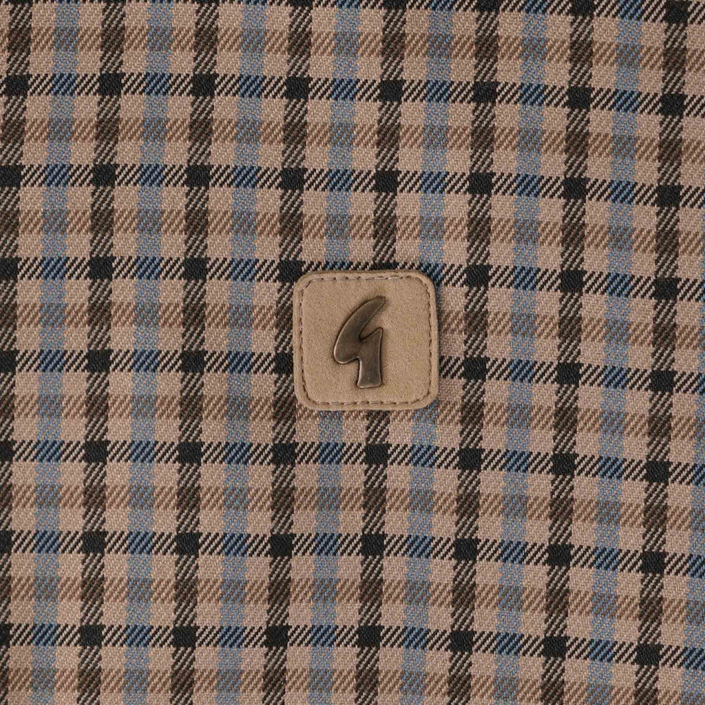 Gabicci Vintage Hadrian Checked Jacket - Adriatic