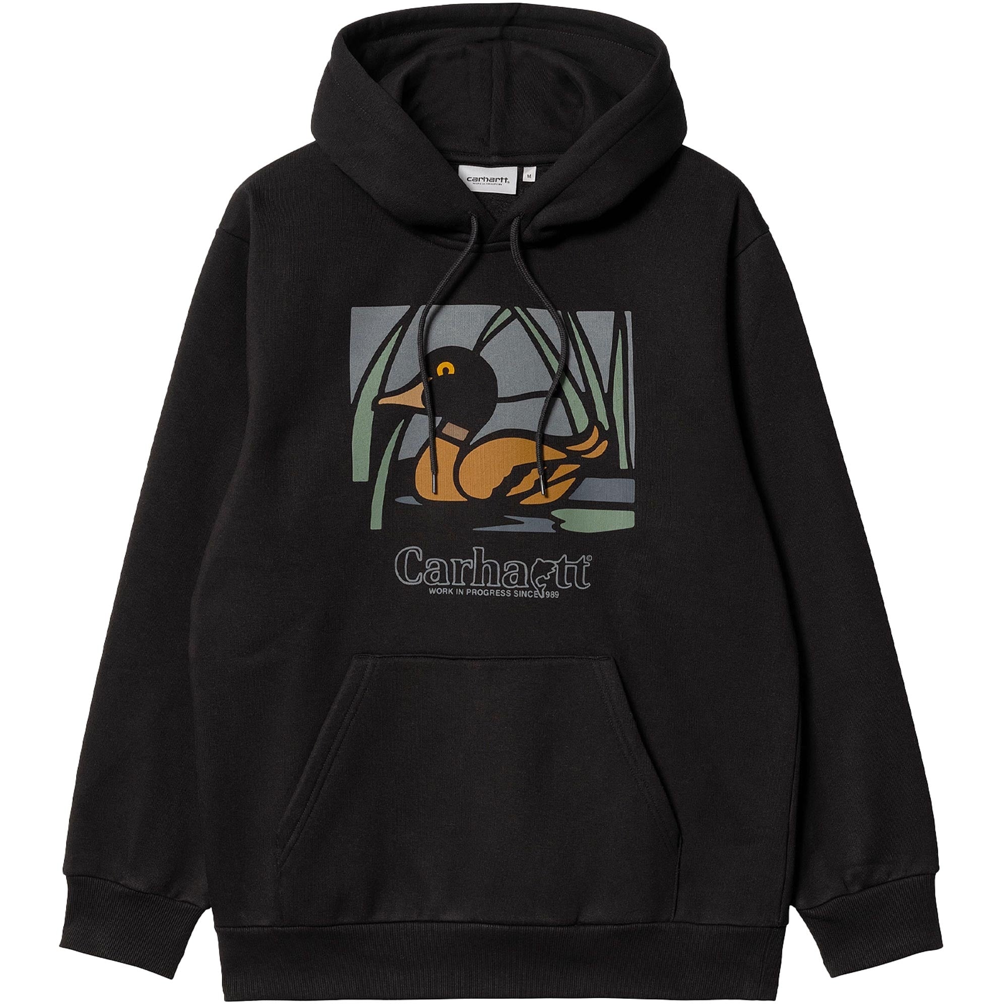 Carhartt WIP Hooded Duck Pond Sweatshirt - Black – Stuarts London
