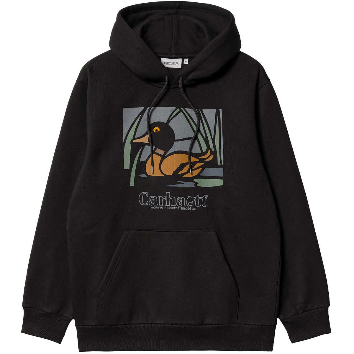 Carhartt WIP Hooded Duck Pond Sweatshirt - Black – Stuarts London
