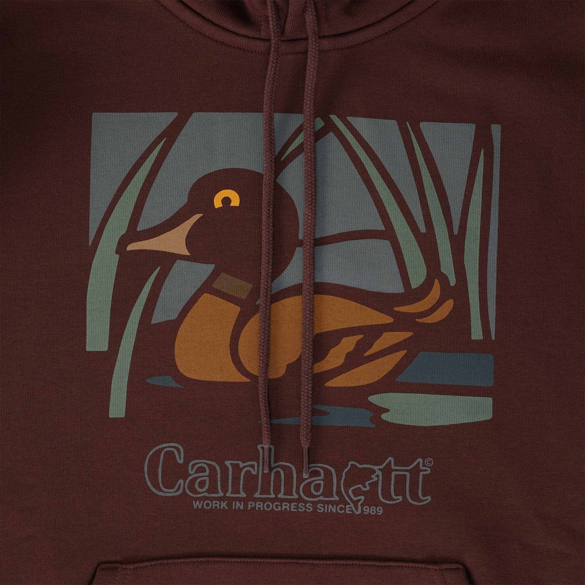 Carhartt WIP Hooded Duck Pond Sweatshirt - Ale