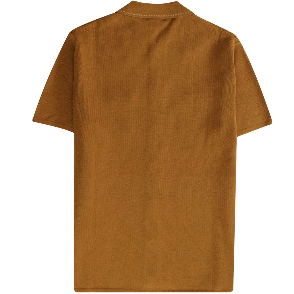 Gabicci Vintage Buckler Polo Shirt - Honey
