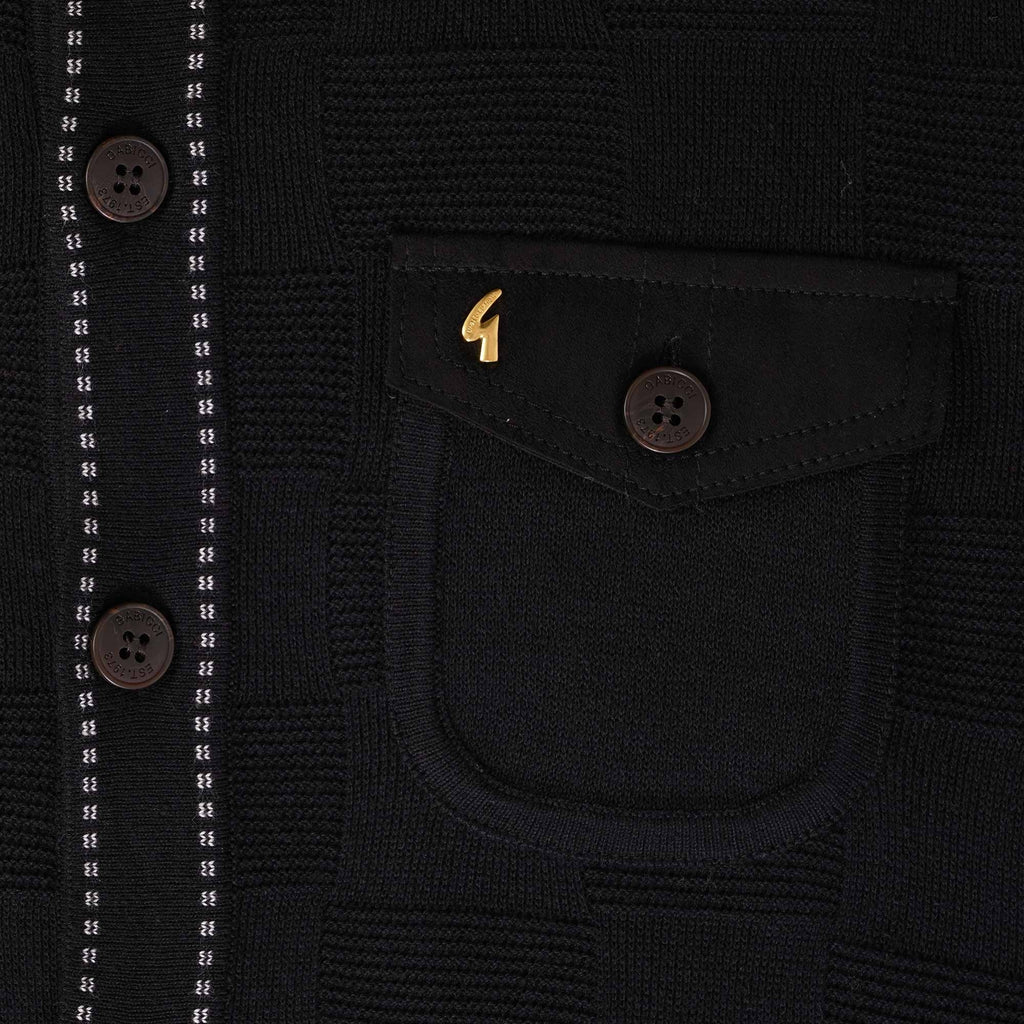 Gabicci Vintage Buckler Polo Shirt - Black