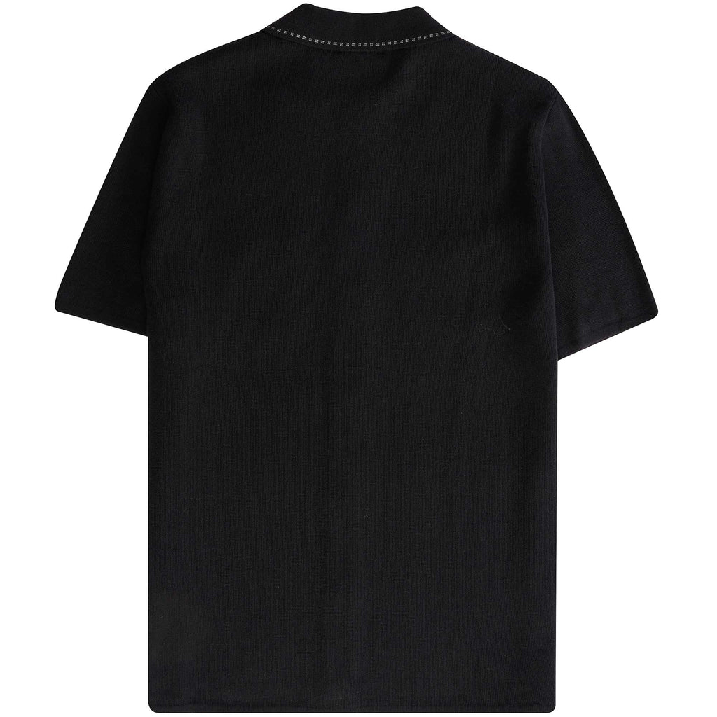 Gabicci Vintage Buckler Polo Shirt - Black