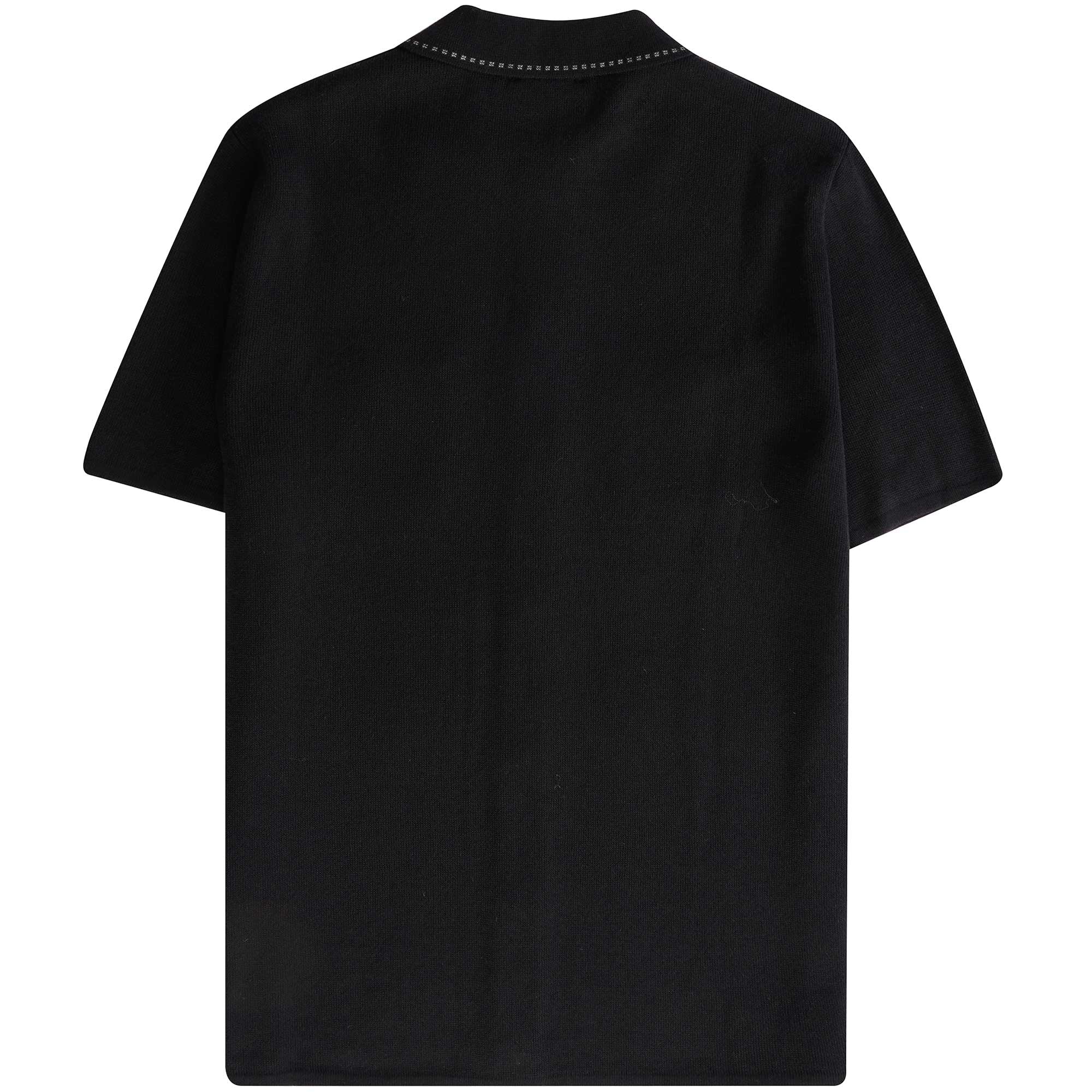 Gabicci Vintage Buckler Polo Shirt - Black