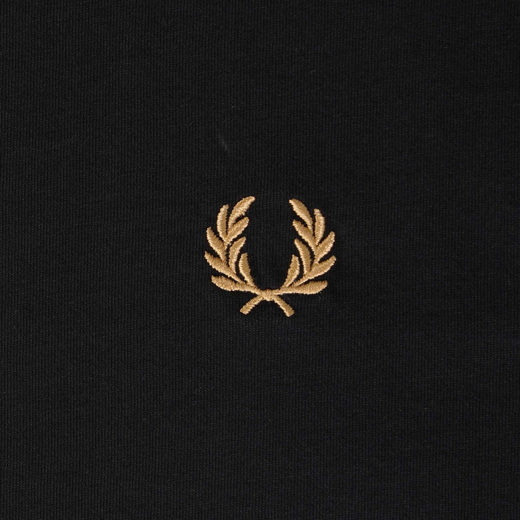Fred Perry Contrast Tape Ringer T-Shirt - Black