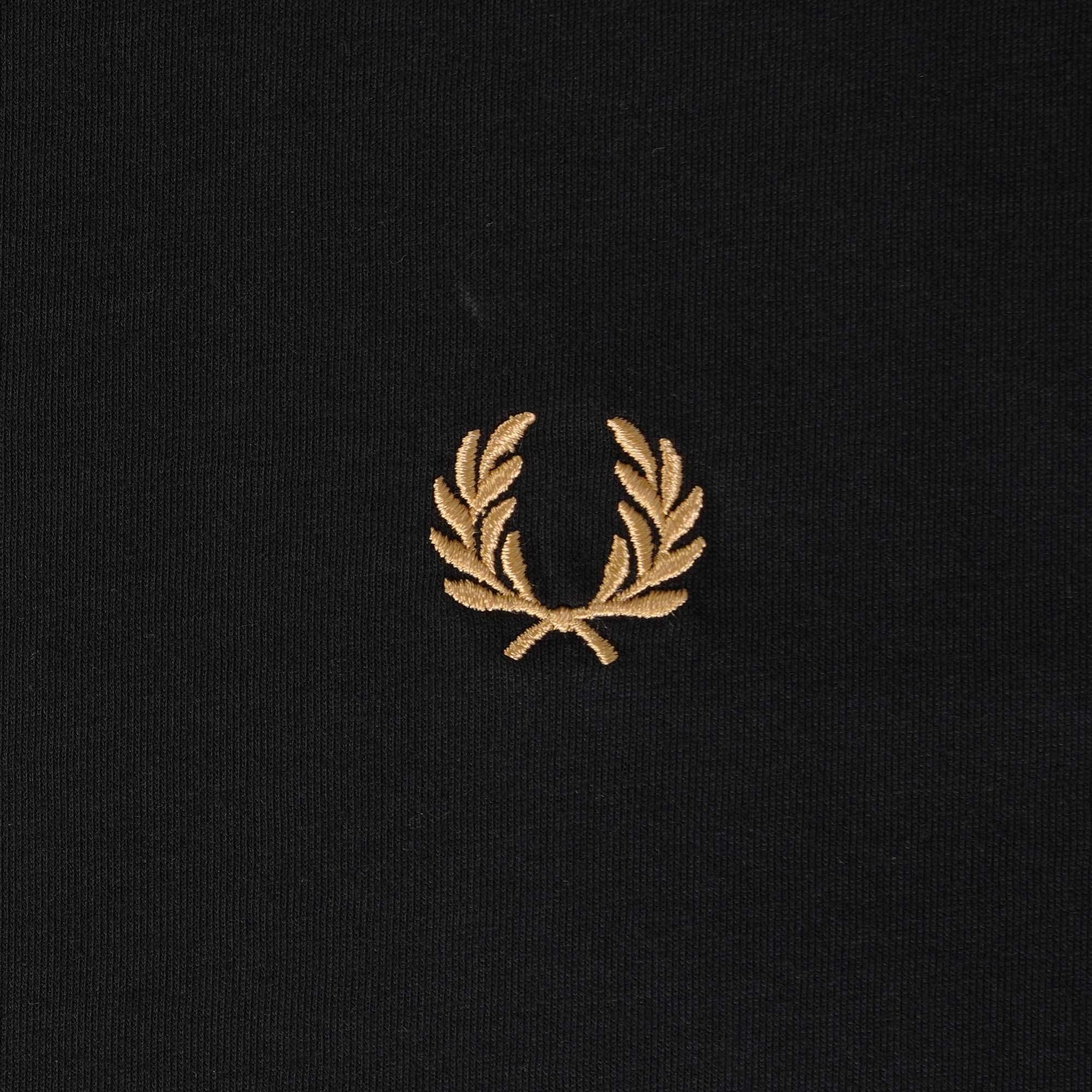 Fred Perry Contrast Tape Ringer T-Shirt - Black
