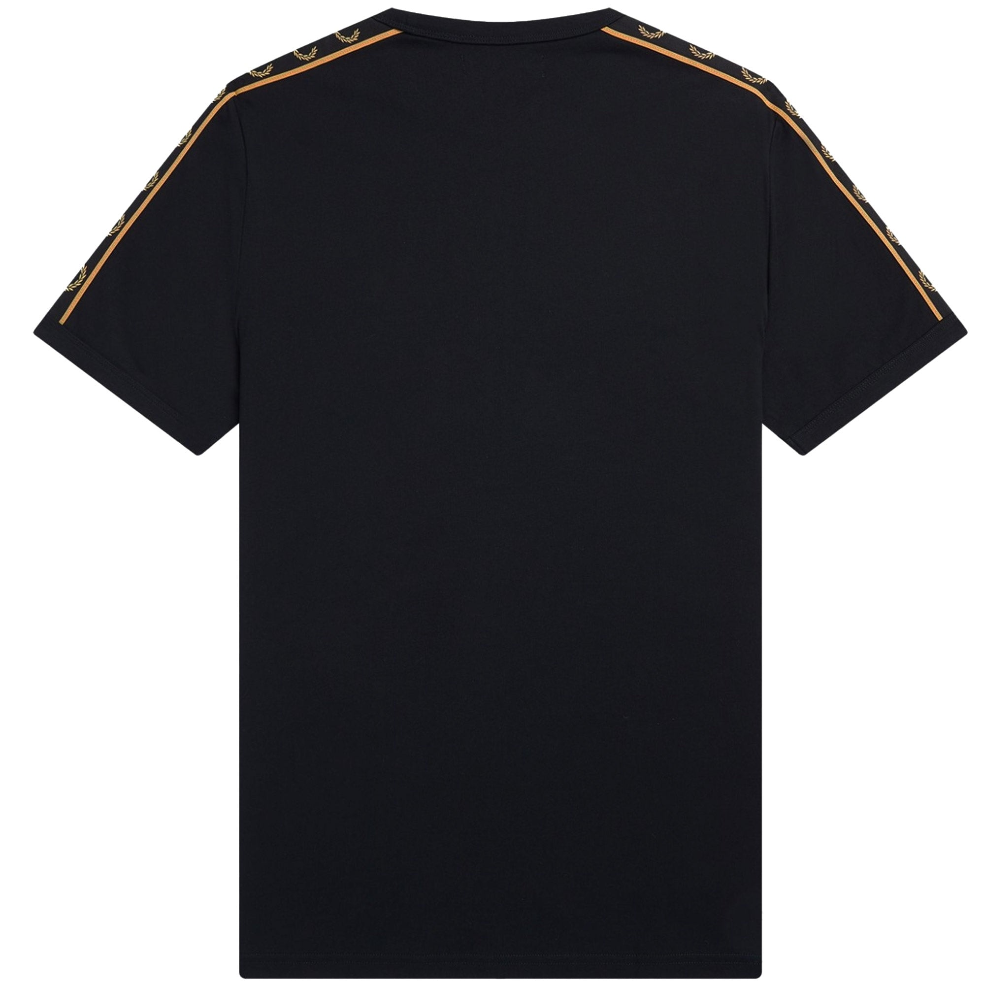 Fred Perry Contrast Tape Ringer T-Shirt - Black